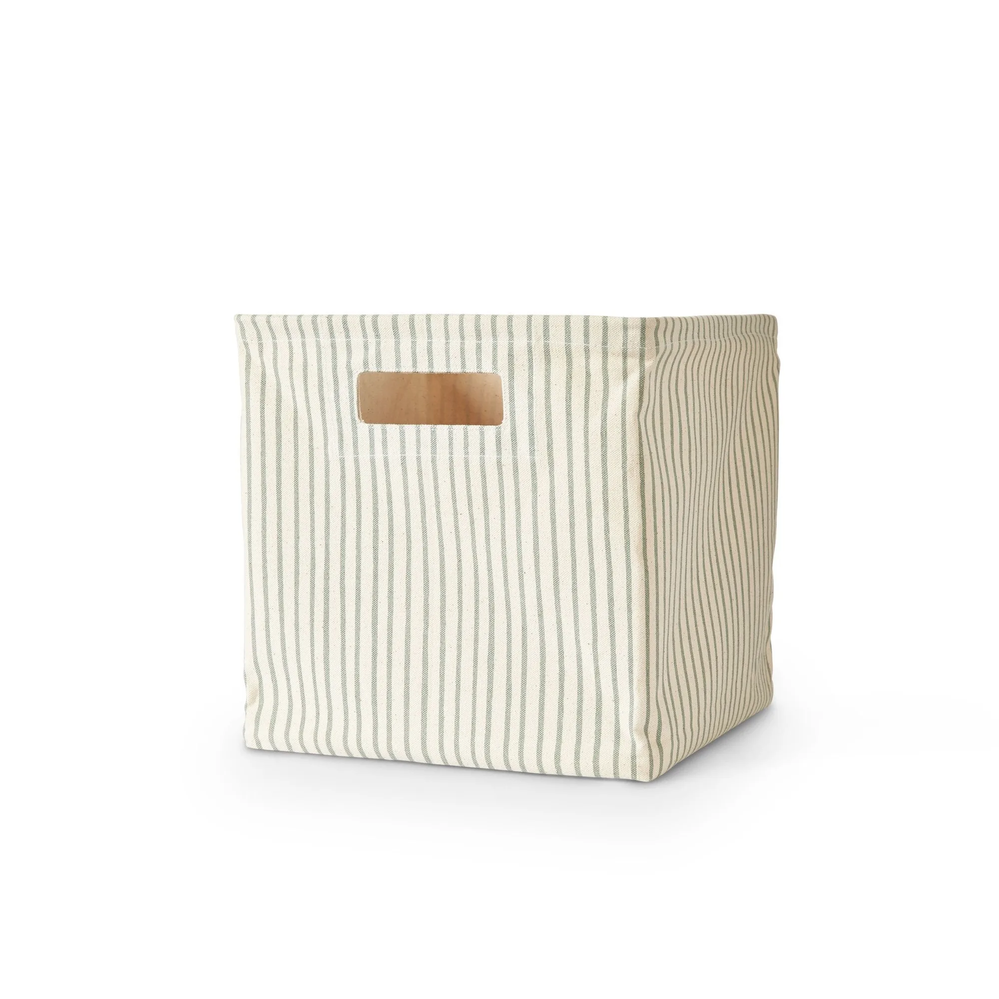 Printed Cube - Stripes Away Sea
