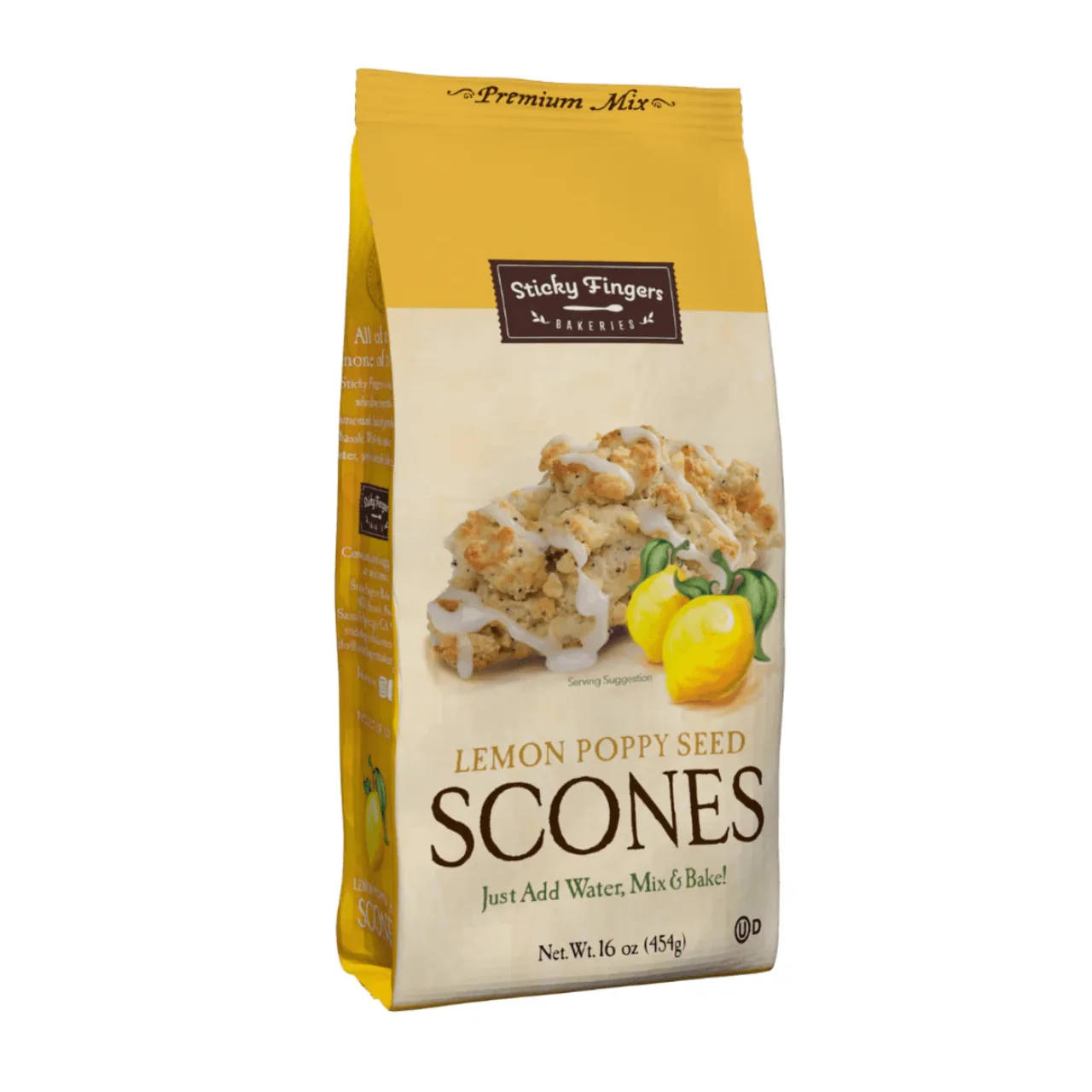 Cómo hacer scones de limón y semillas de amapola con una mezcla
