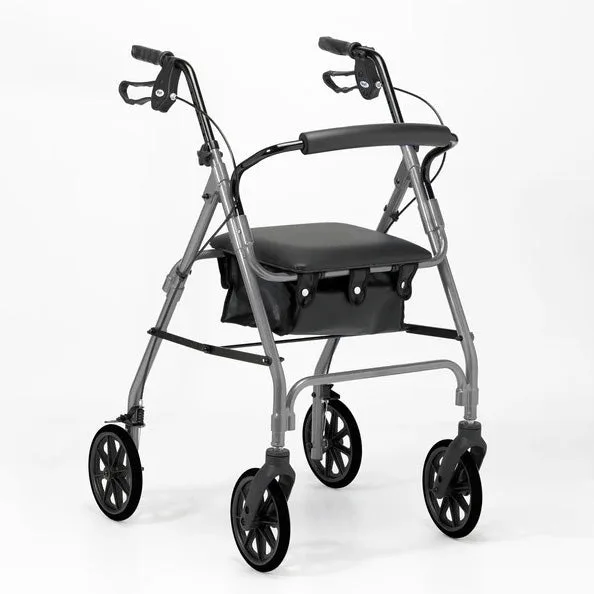 Days 100 Series Lightweight Four Wheeled Rollator - Quartz