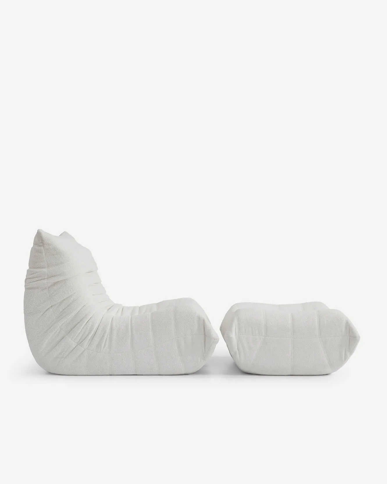 Dakota Chair + Ottoman Set