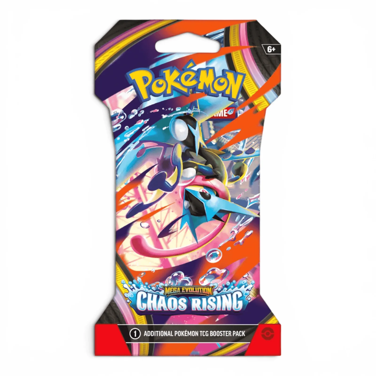 Pokémon TCG: Mega Evolution—Chaos Rising Pack de Refuerzo — 10 cartas (Inglés)