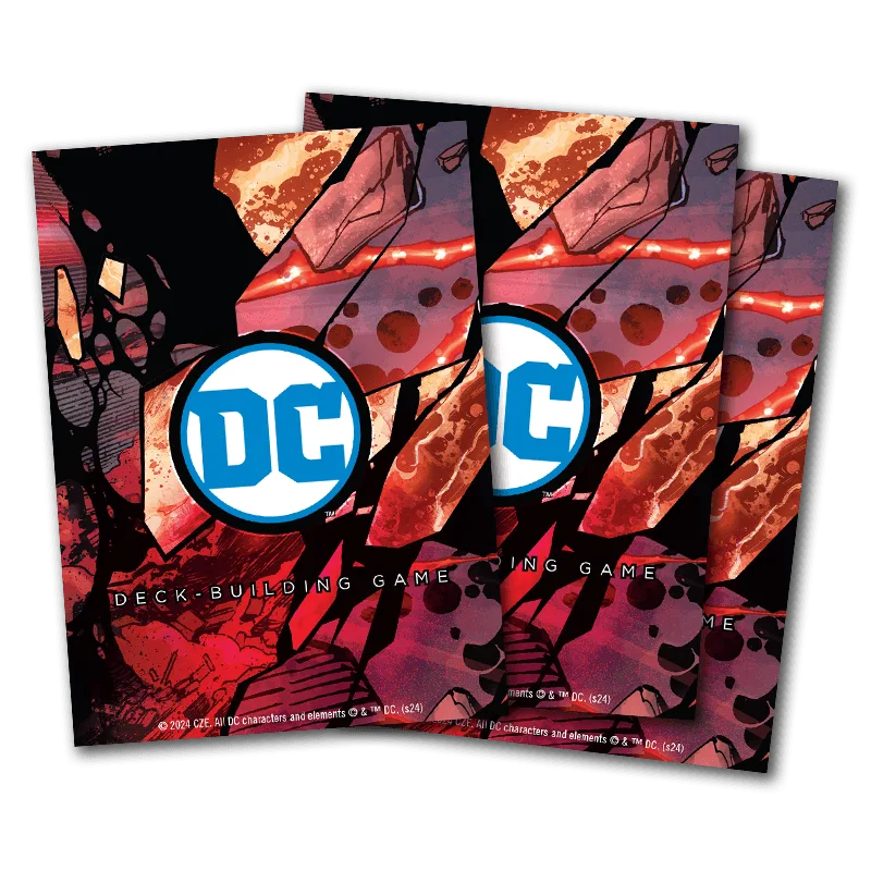 لعبة بناء الطوابق DC: أكمام قياسية (100 حزمة)