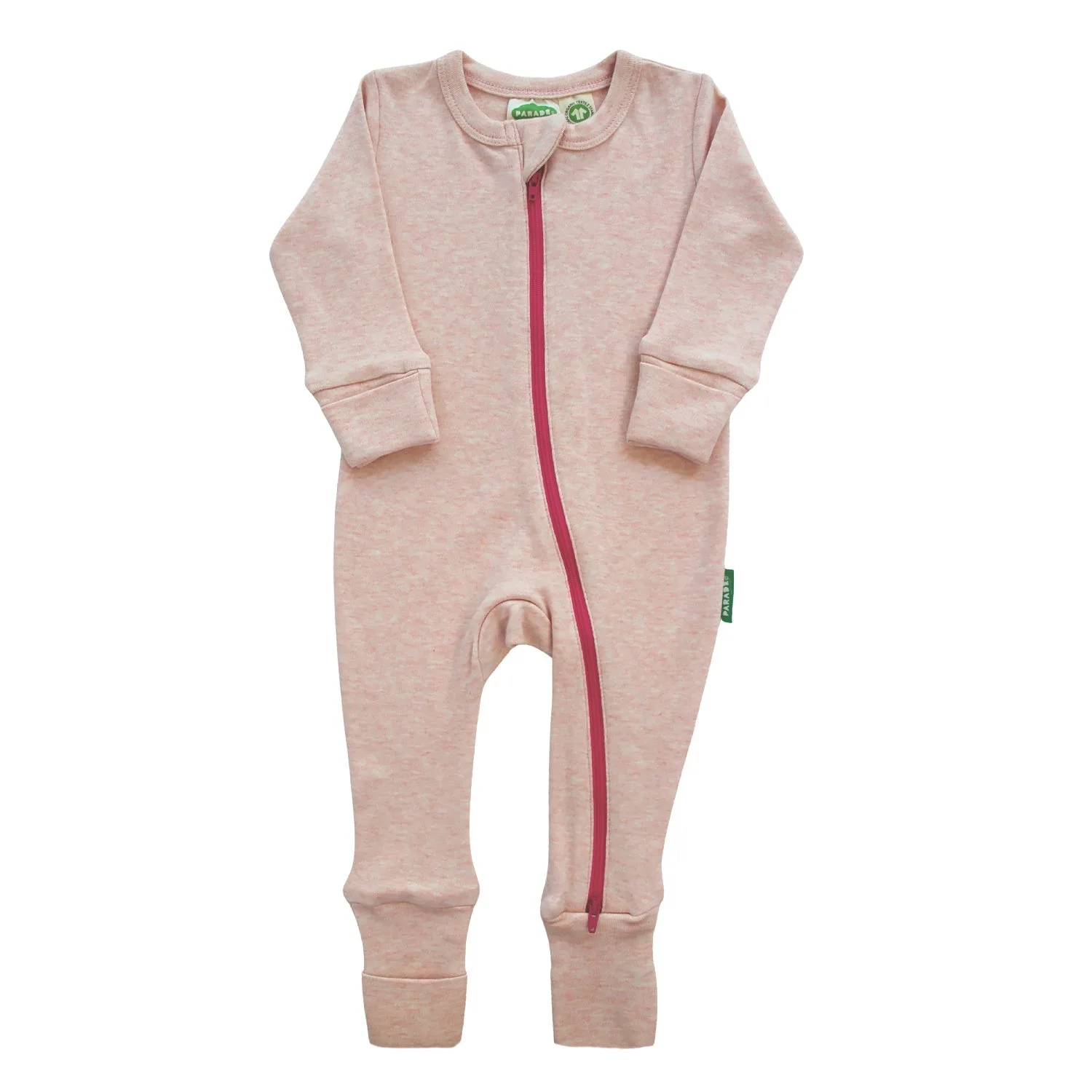 Combinaison bio Snuggle Soft Melange à fermeture éclair '2-Way'