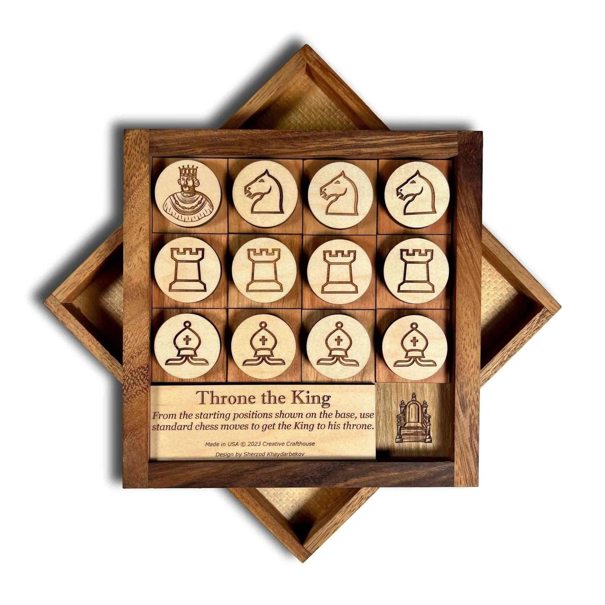How to Solve the Throne the King Wood Puzzle