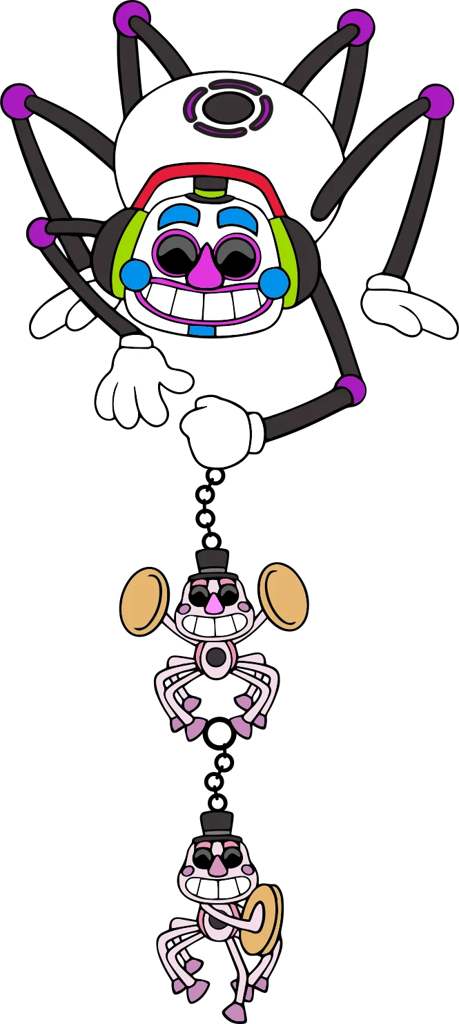 Pin DJ Music Man vs Peluche Mycellium Man: Coleccionables FNAF