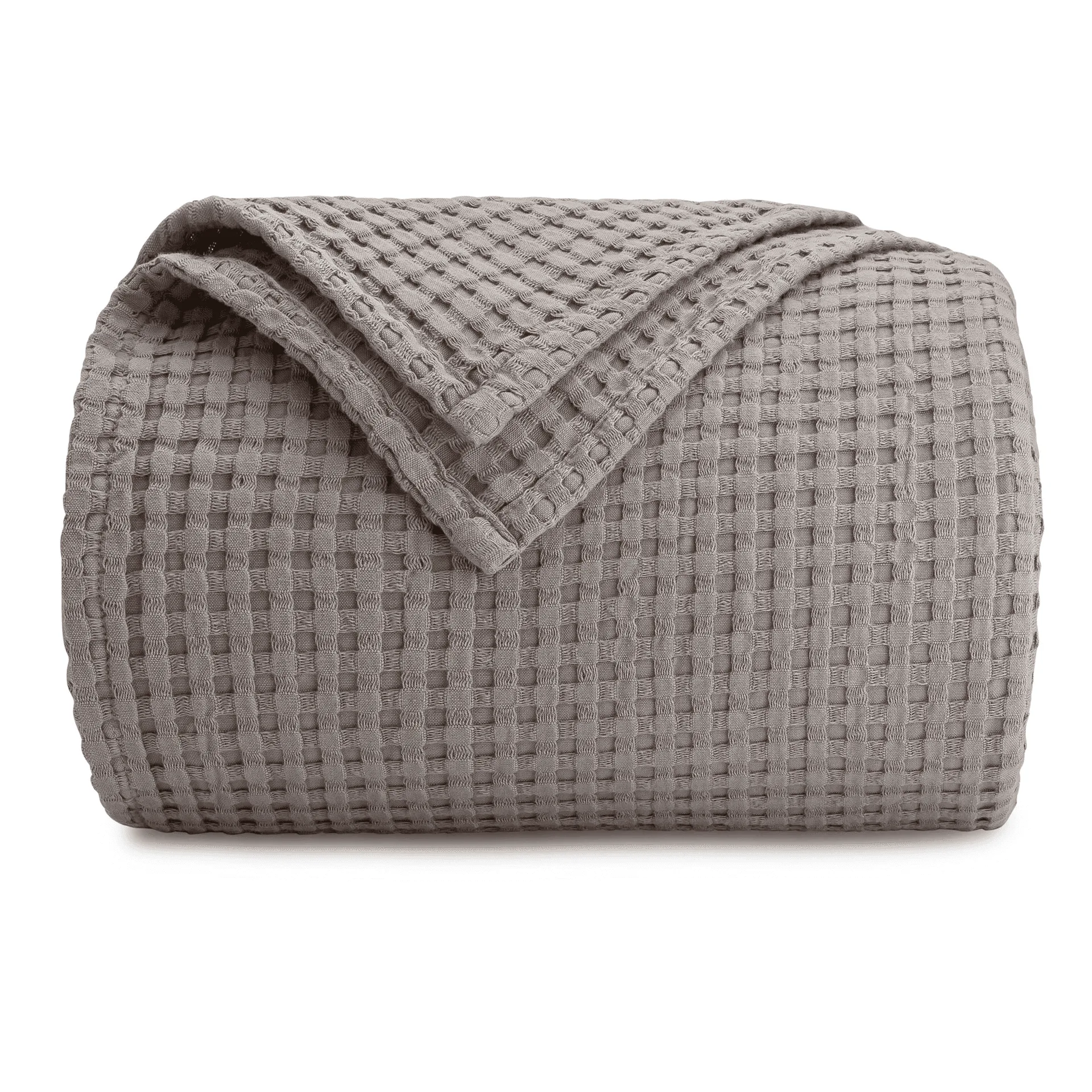 Adult Waffle Blankets in Charcoal