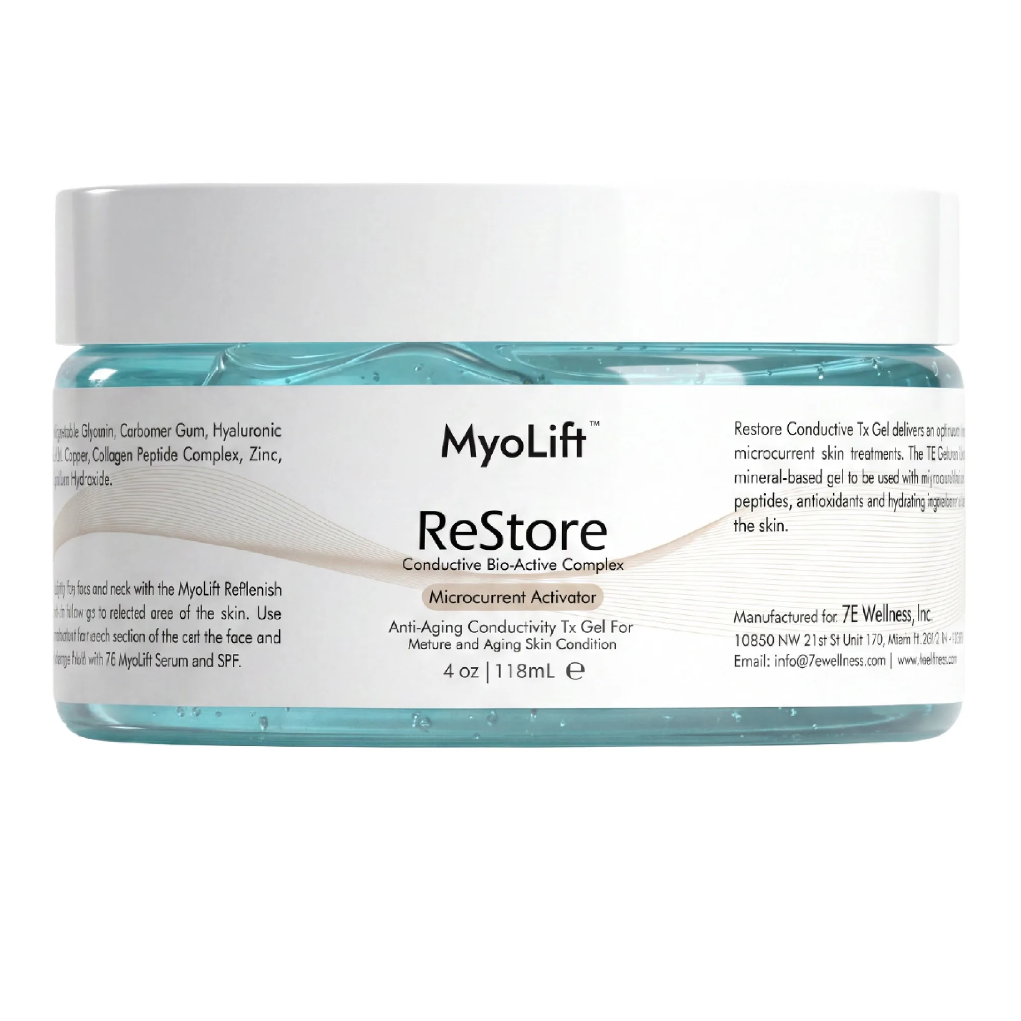 4oz ReStore Anti-aging Conductive Gel with Bio-Active Complex