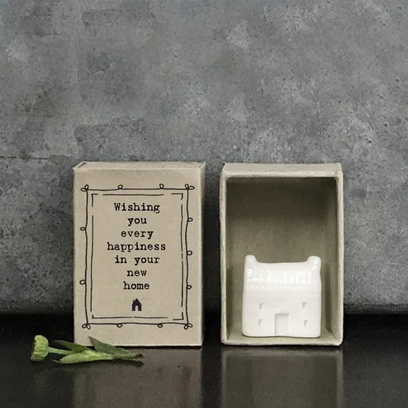 Adorno de casa de porcelana Matchbox