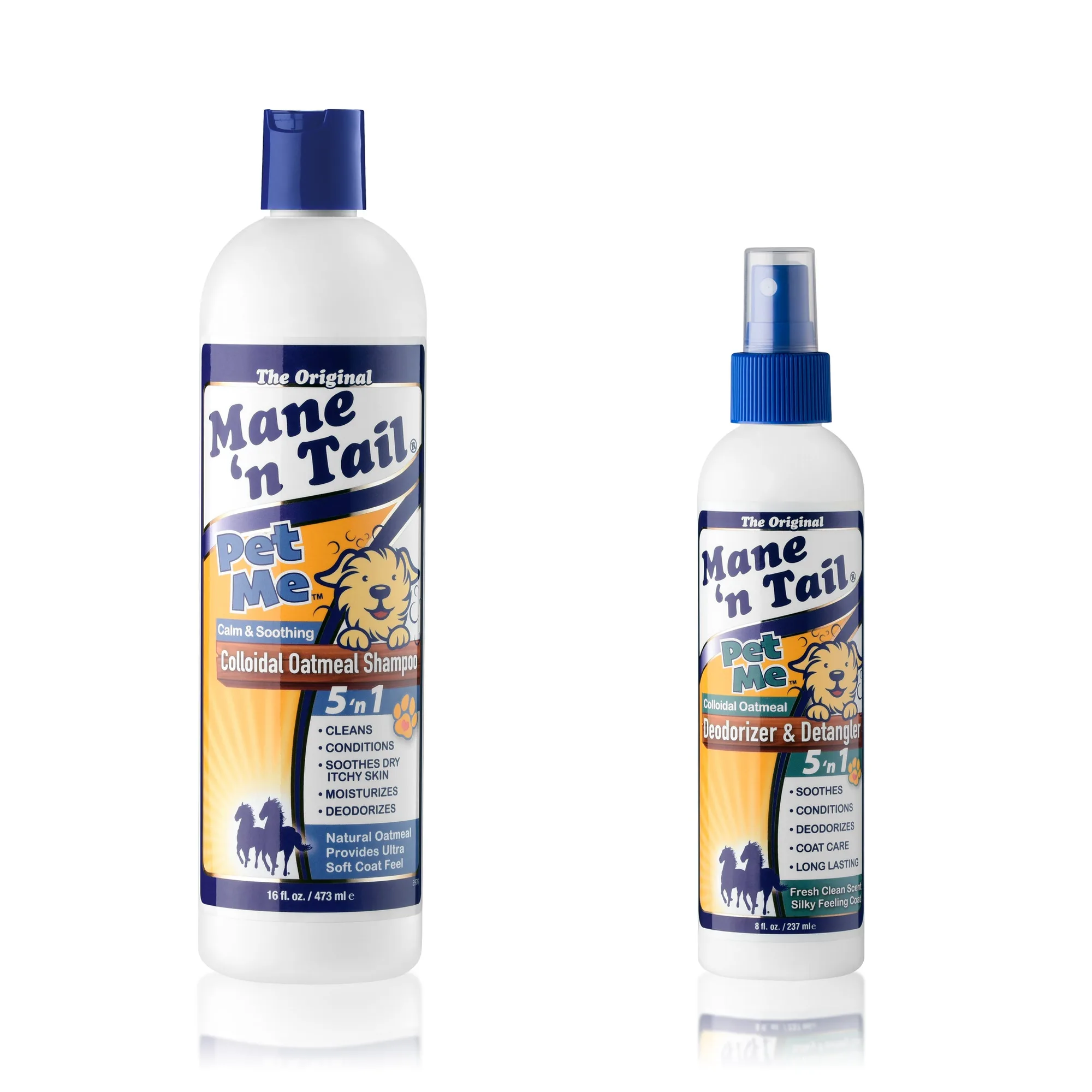 Pet Me For Pets Kolloidales Hafer-Shampoo oder Aufhellungs- & Deodorant-Spray (2er-Pack)