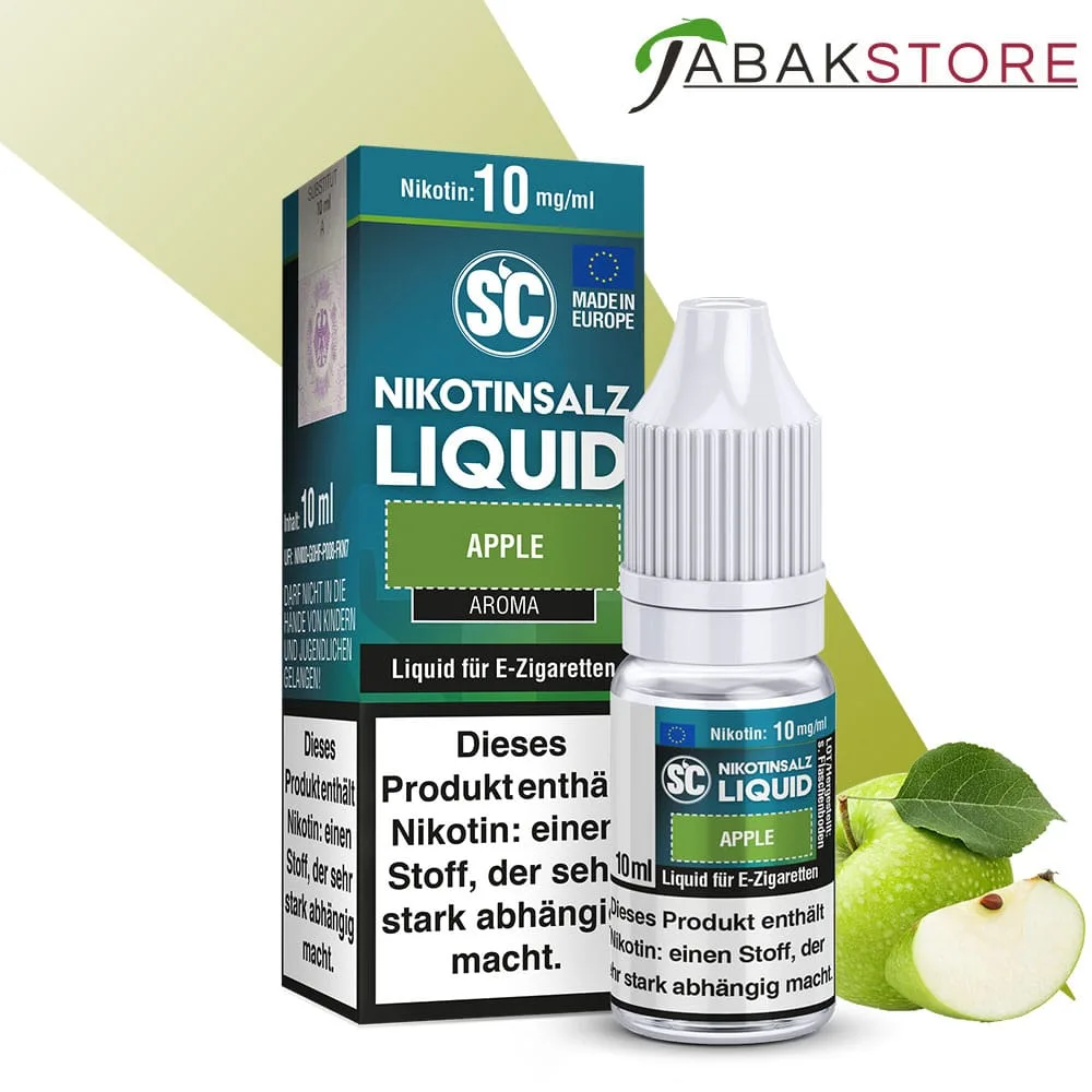 SC – Apple – Nikotinsalz Liquid 10ml Liquid 10 mg/ml