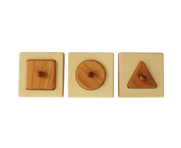 shape puzzle – triangle, square, circle