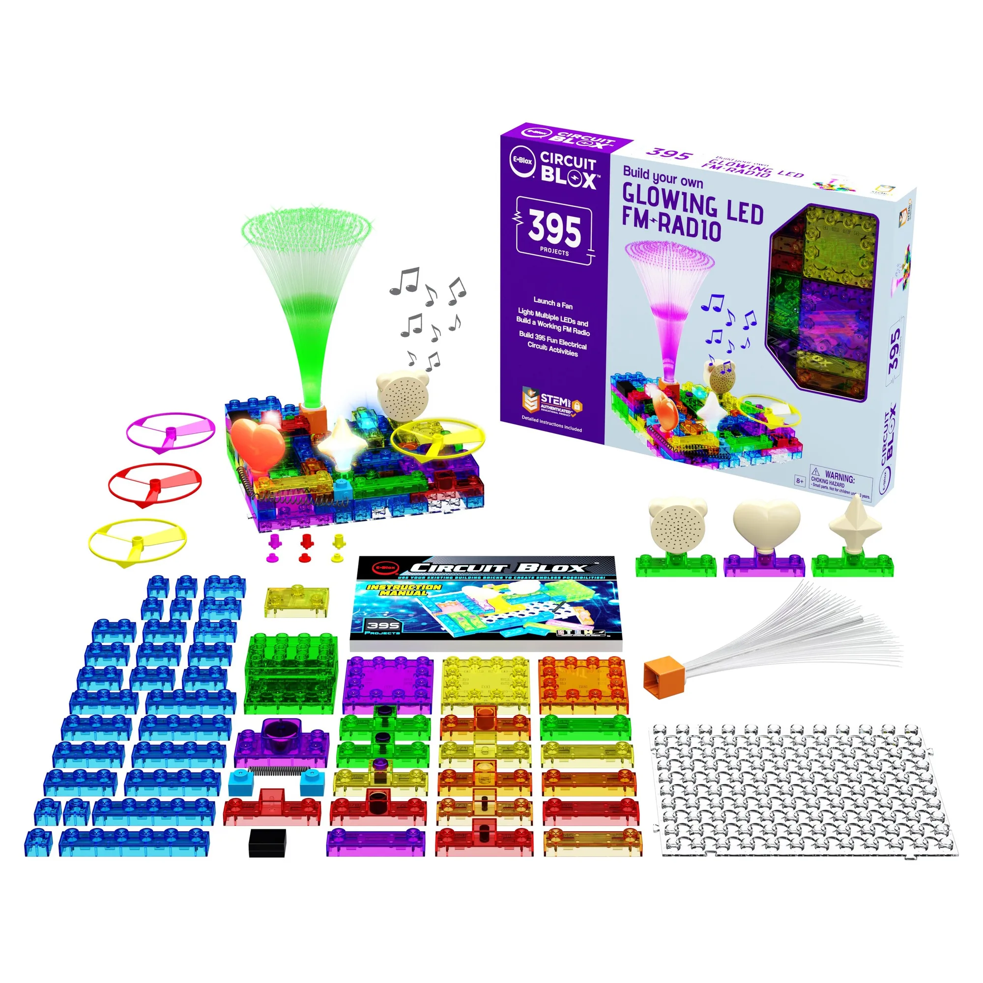 Circuit Blox™ 395 - E-Blox® Circuitboard Bouwstenen Speelgoed voor Kinderen