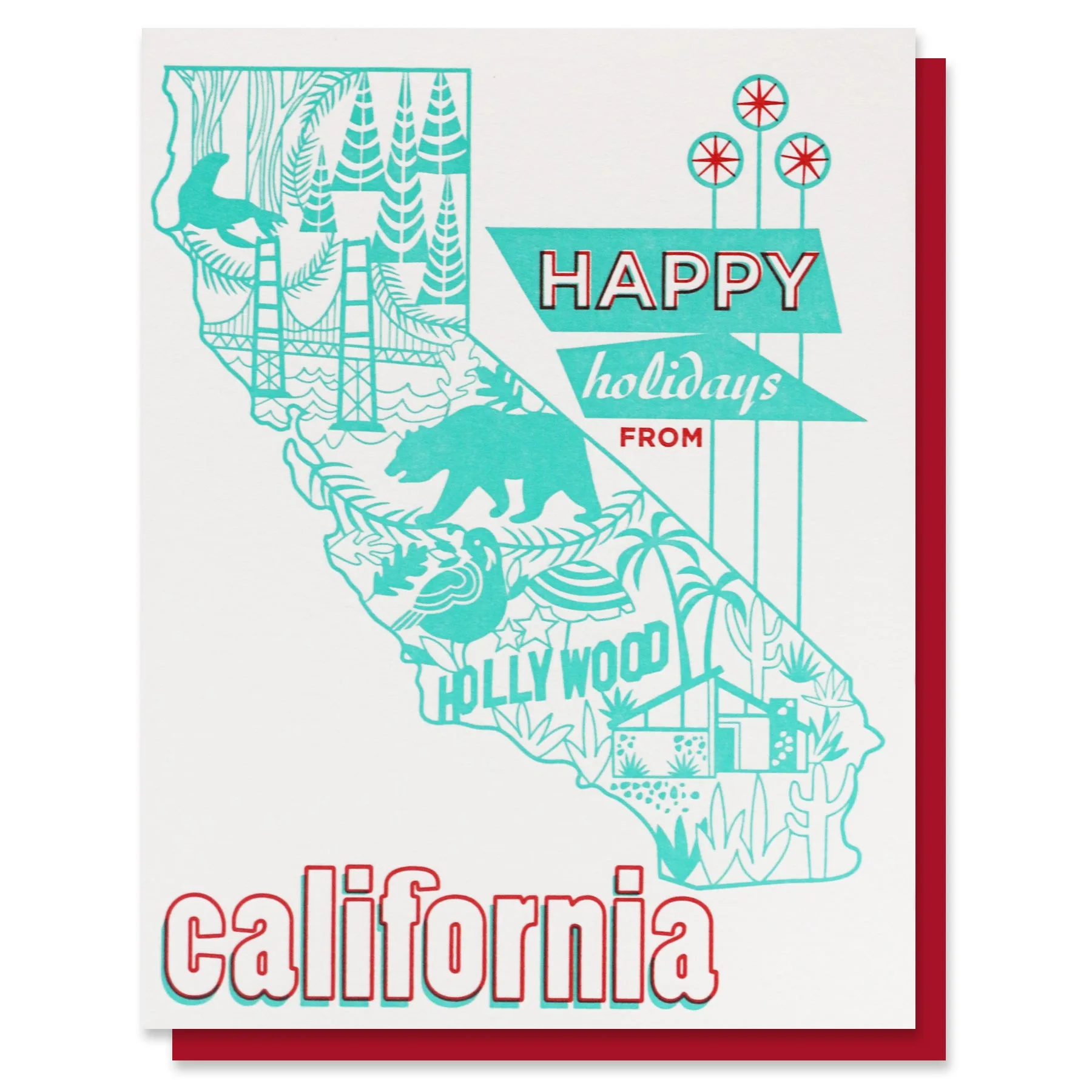カリフォルニアから送るホリデーカードの書き方
