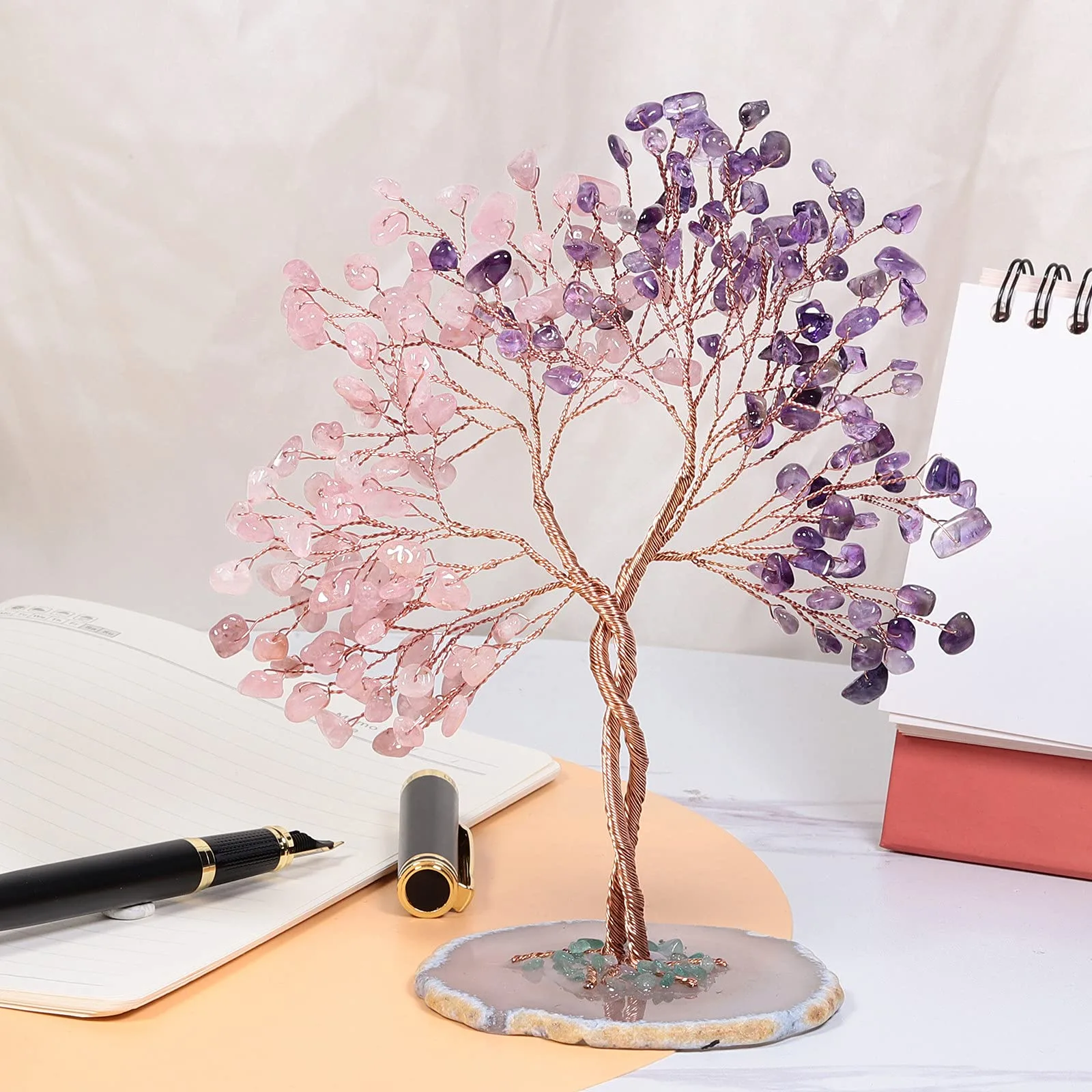 6.5inch 2 Color Healing Crystal Tree Of Life