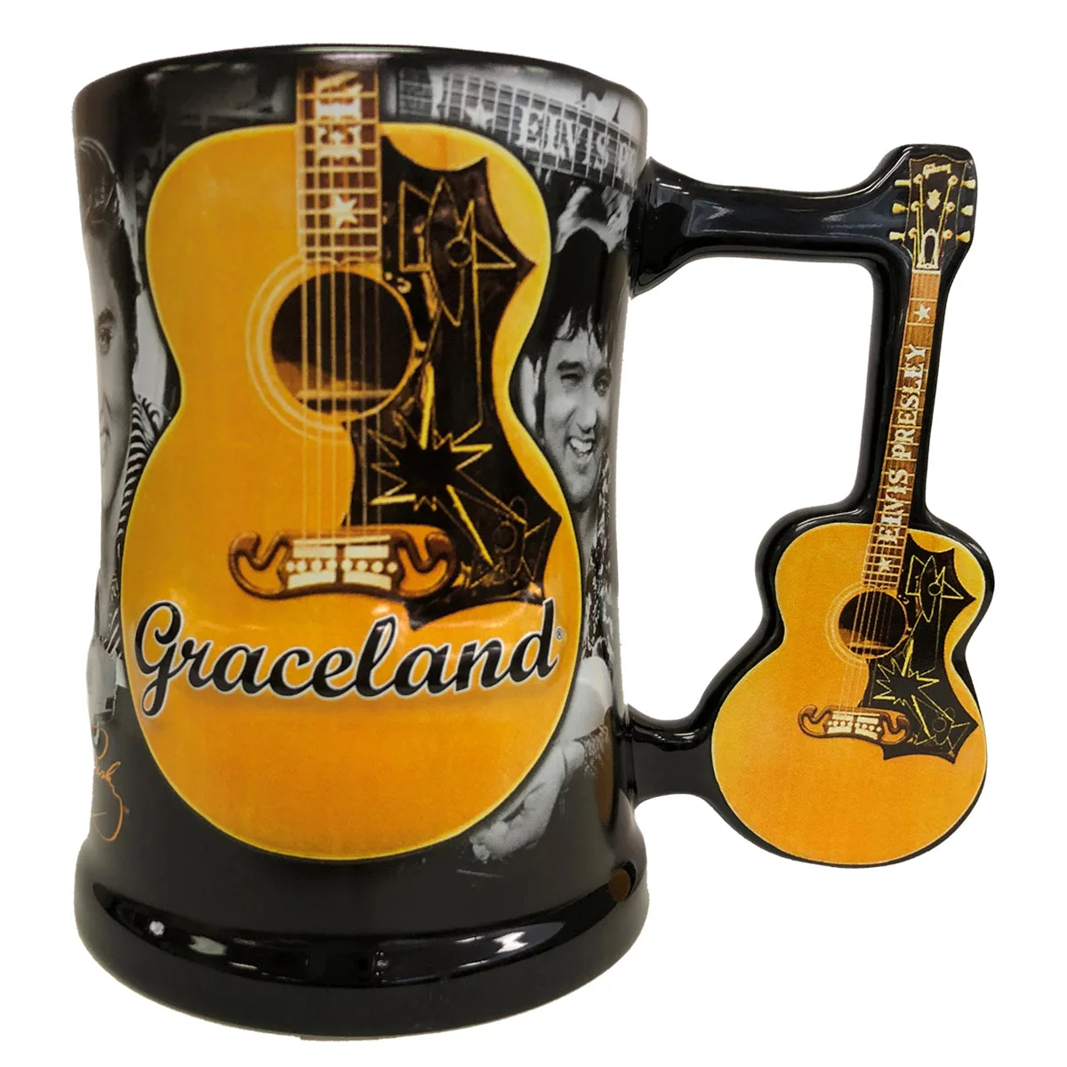 Elvis Graceland Gitarrengriff Kaffeetasse