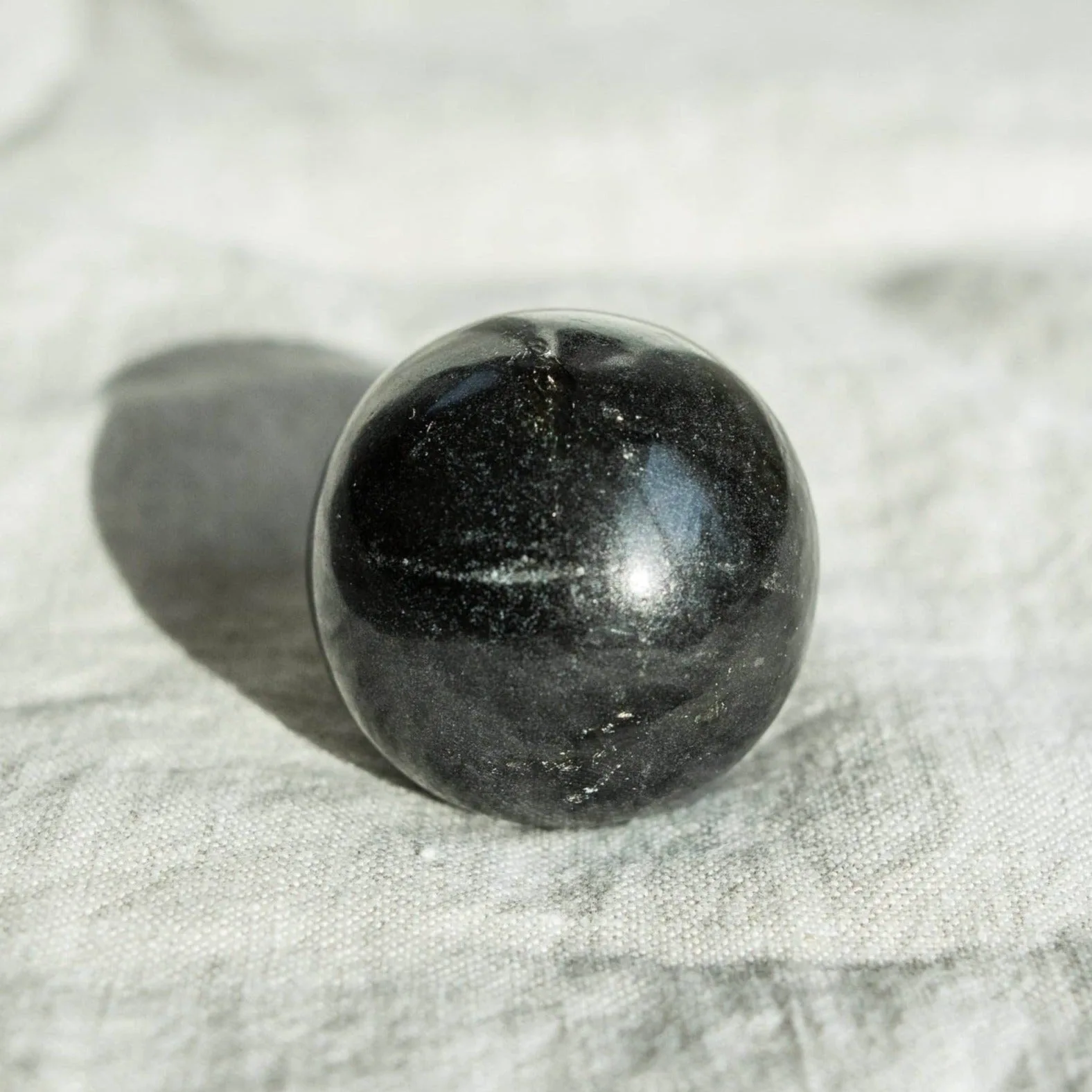 BLACK TOURMALINE SPHERE WITH TRIPOD