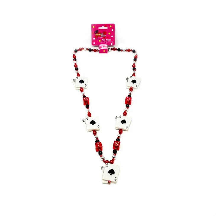 Card Suits and Dice Necklace