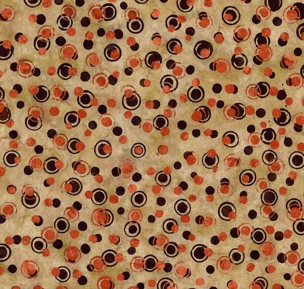 Batiks Hand Dyes Fright This Way Ginger Syrup Fabric