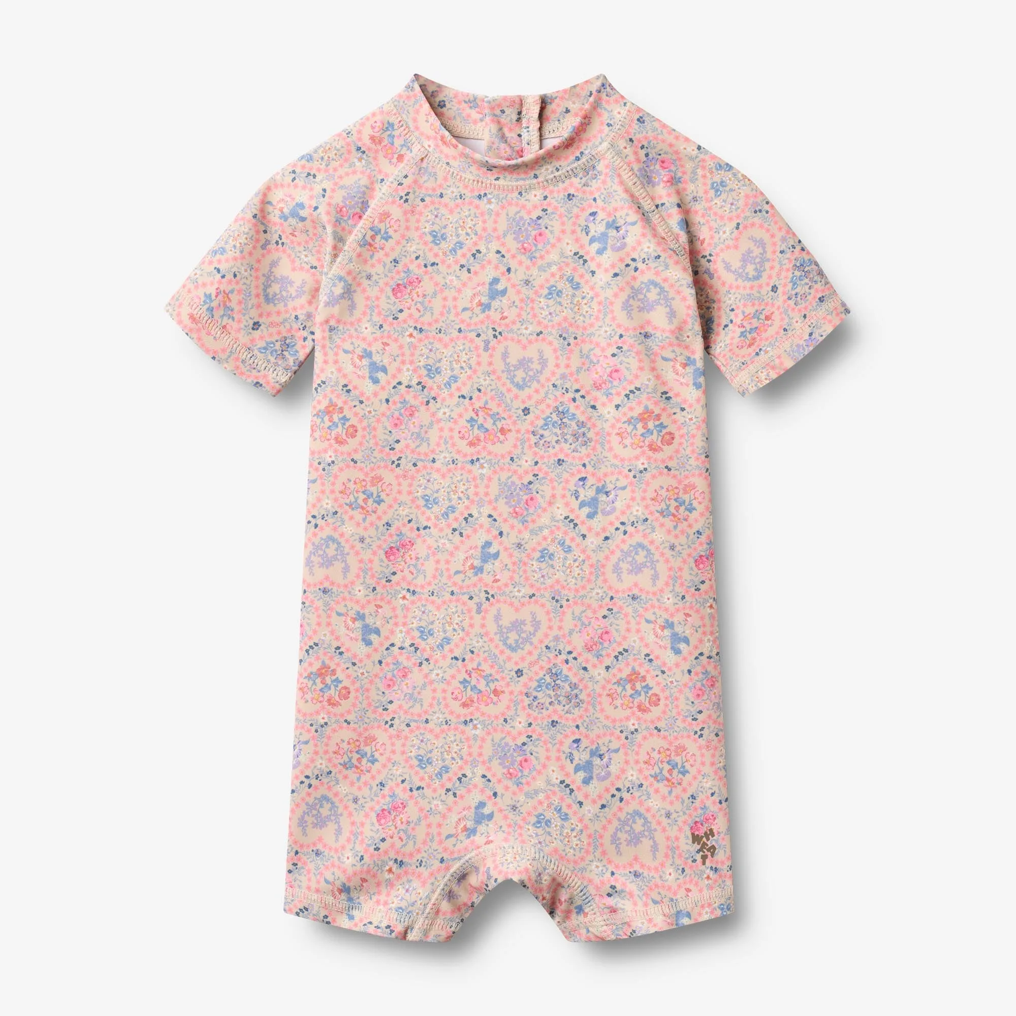 Bañador Cas - corazones y flores rosas