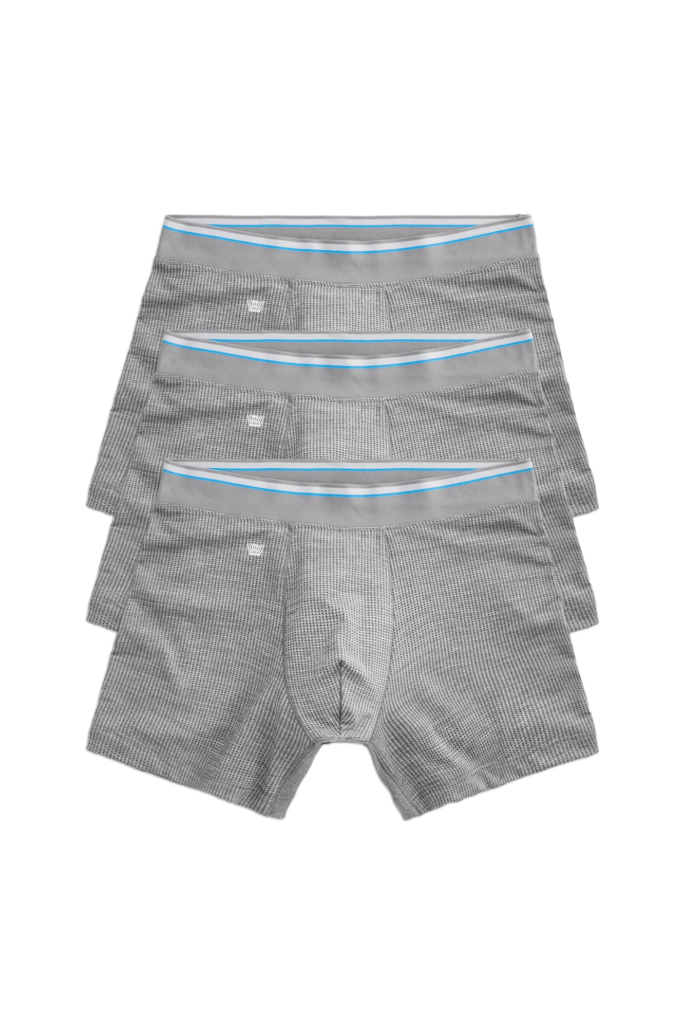3-Pack AIRKNITˣ Boxer Briefs Grey Heather