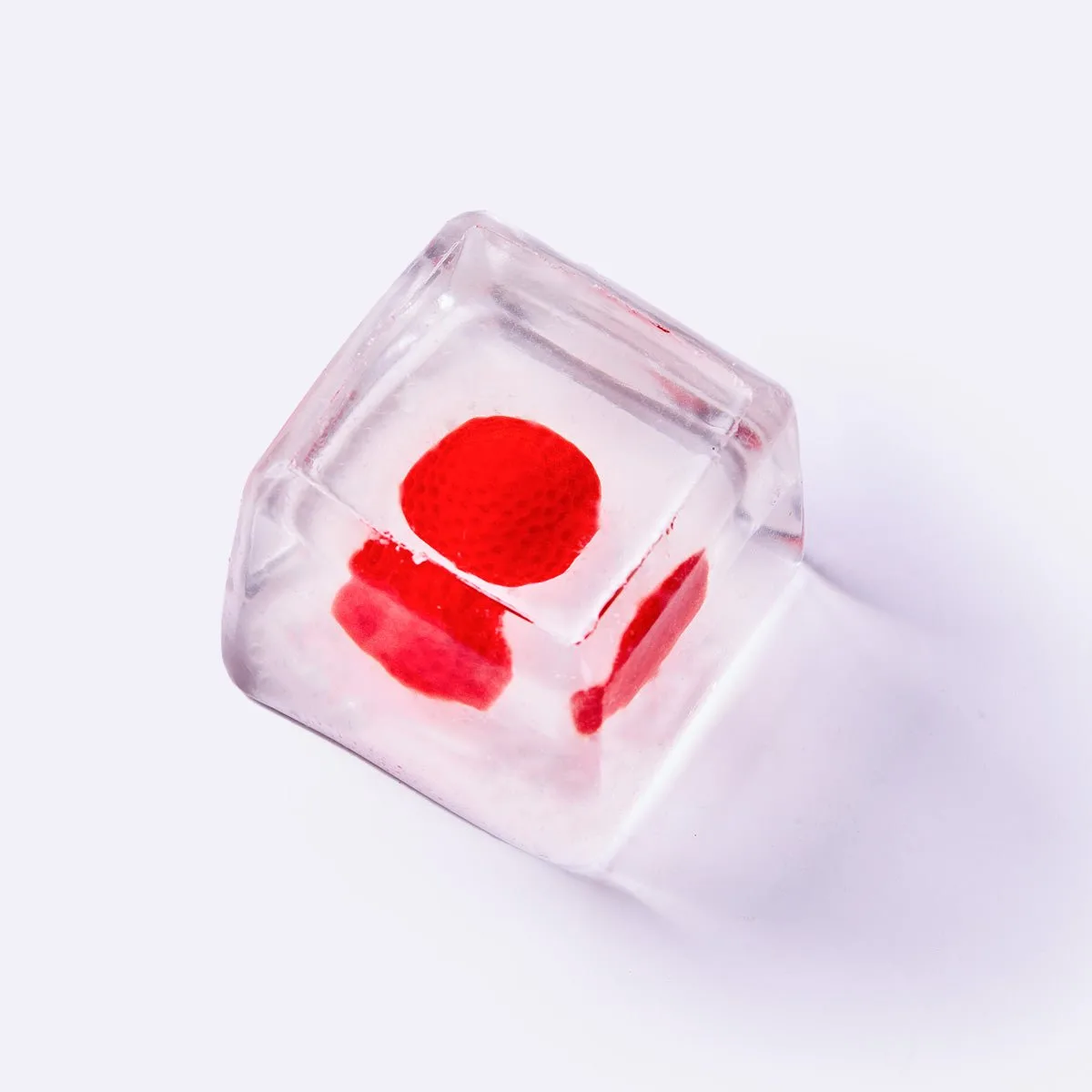 Nested Strawberry Cute Ice Cube Taba Squishy
