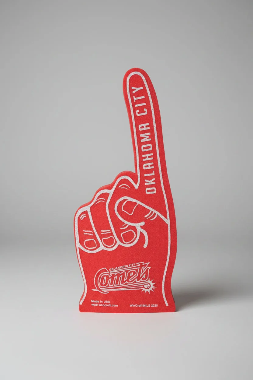 OKC Comets Red Foam Finger