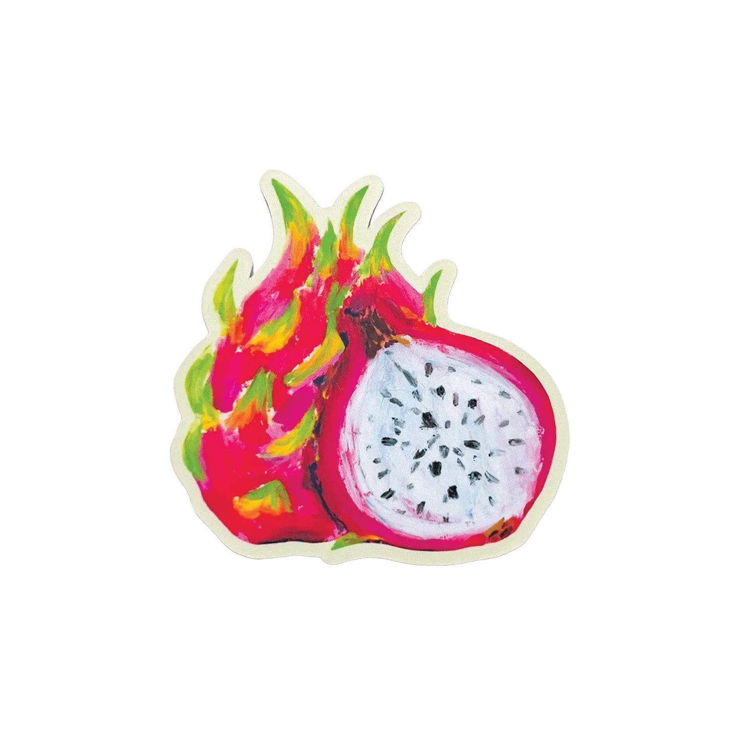 Drakenfruit sticker: tips voor laptop & waterfles
