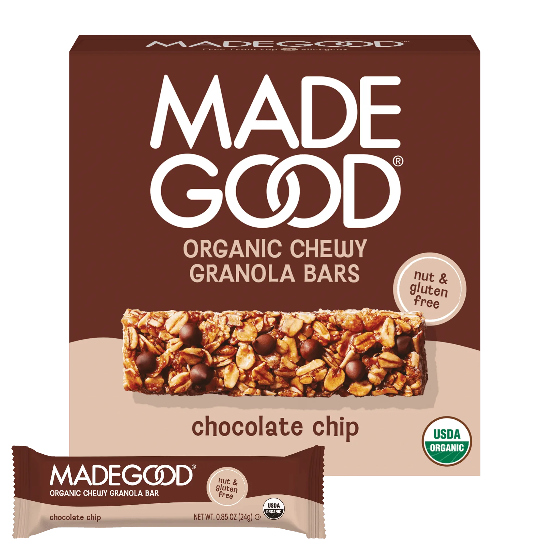 Chocolate Chip Granola Bars
