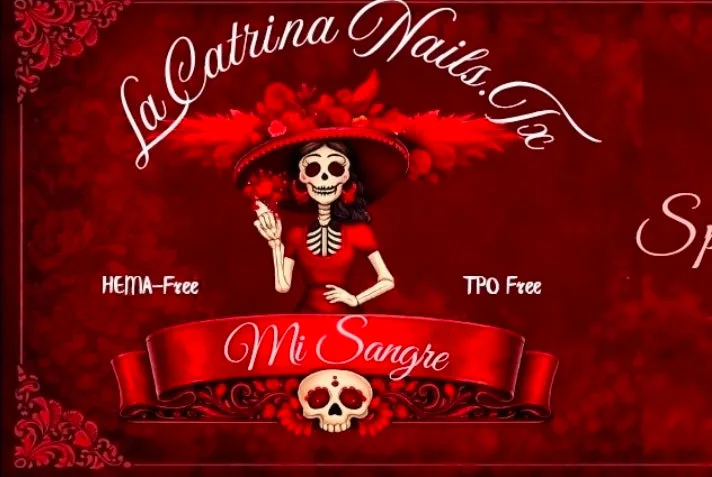 Mi Sangre~HEMA-Free and TPO Free Gel polish