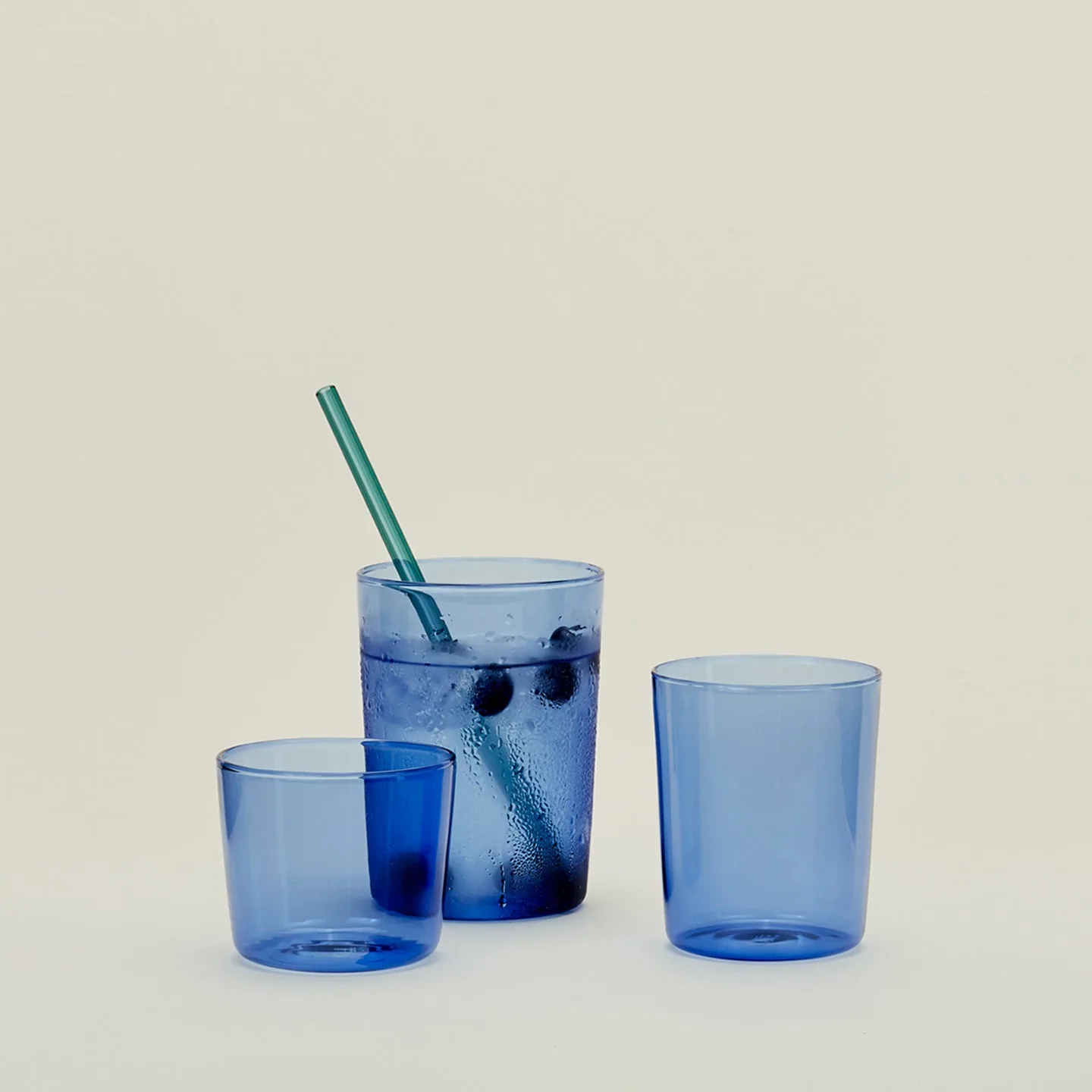 Essential Glassware, Set of 4 - Blue