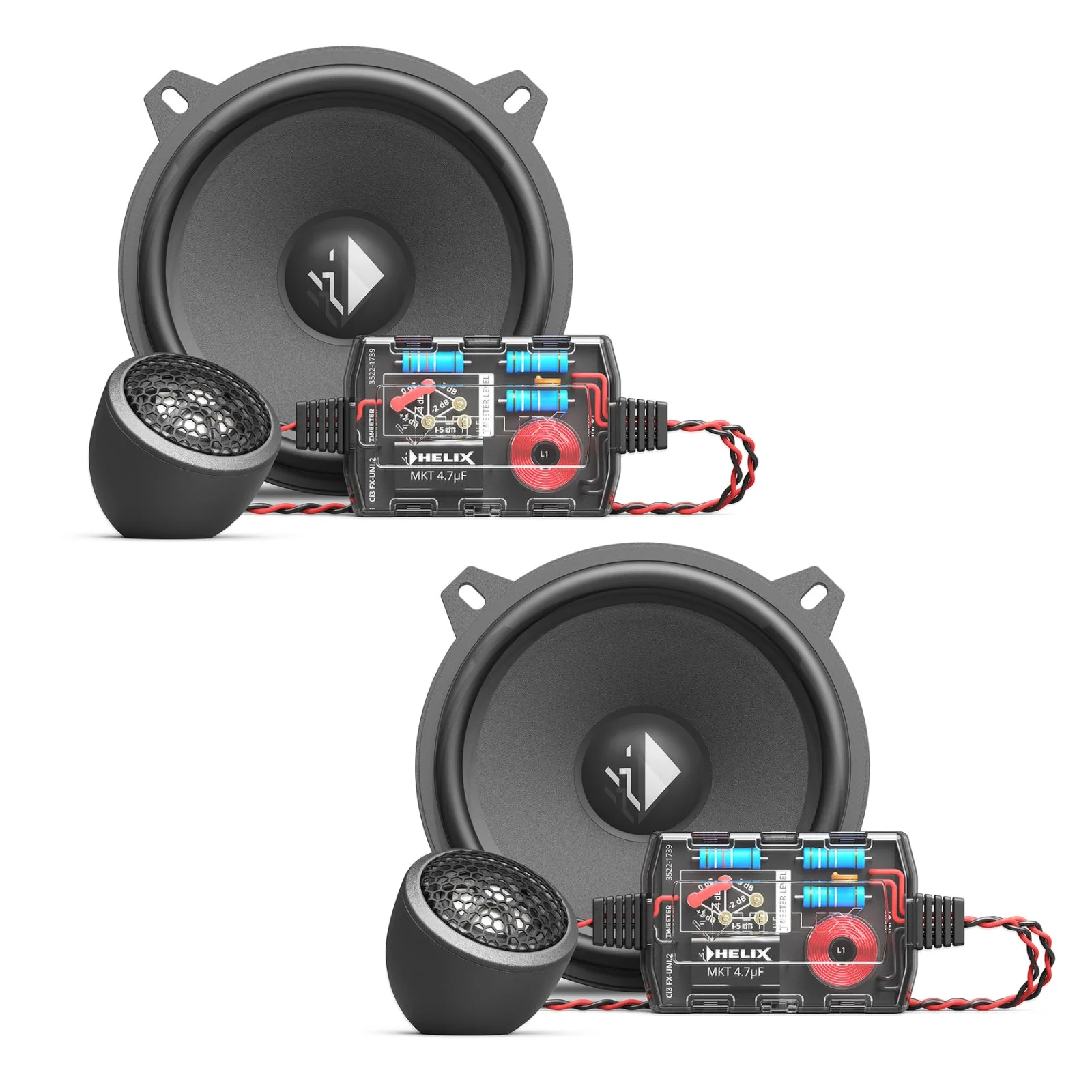 Helix Compose i3 Ci3 K130.2-S3 مكونات 5.25 بوصة مكبرات FlexMount 80 واط RMS