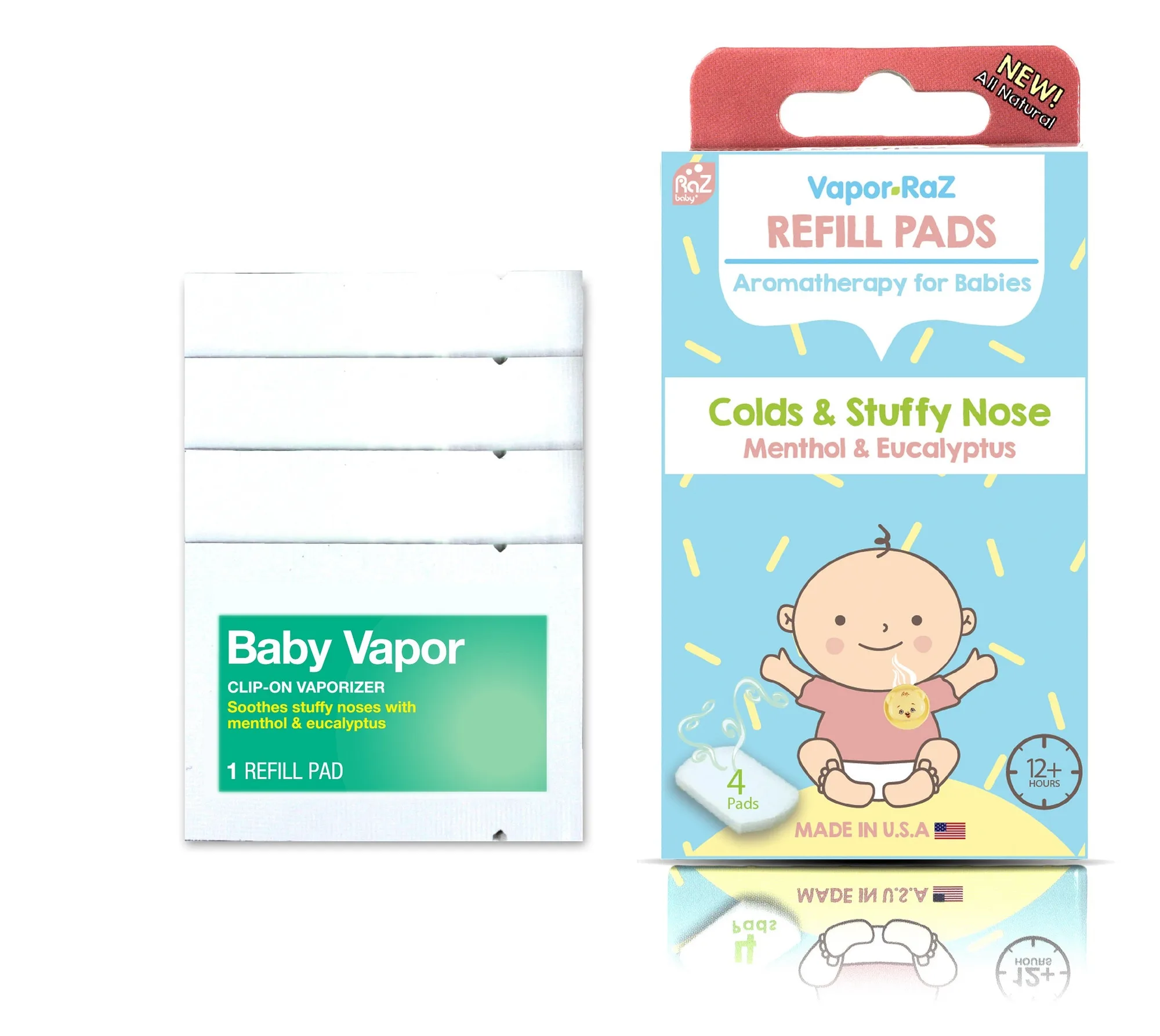 แผ่นเติม Vapor-RaZ: คู่มือกลิ่นเพื่อการนอนหลับหรือคัดจมูก