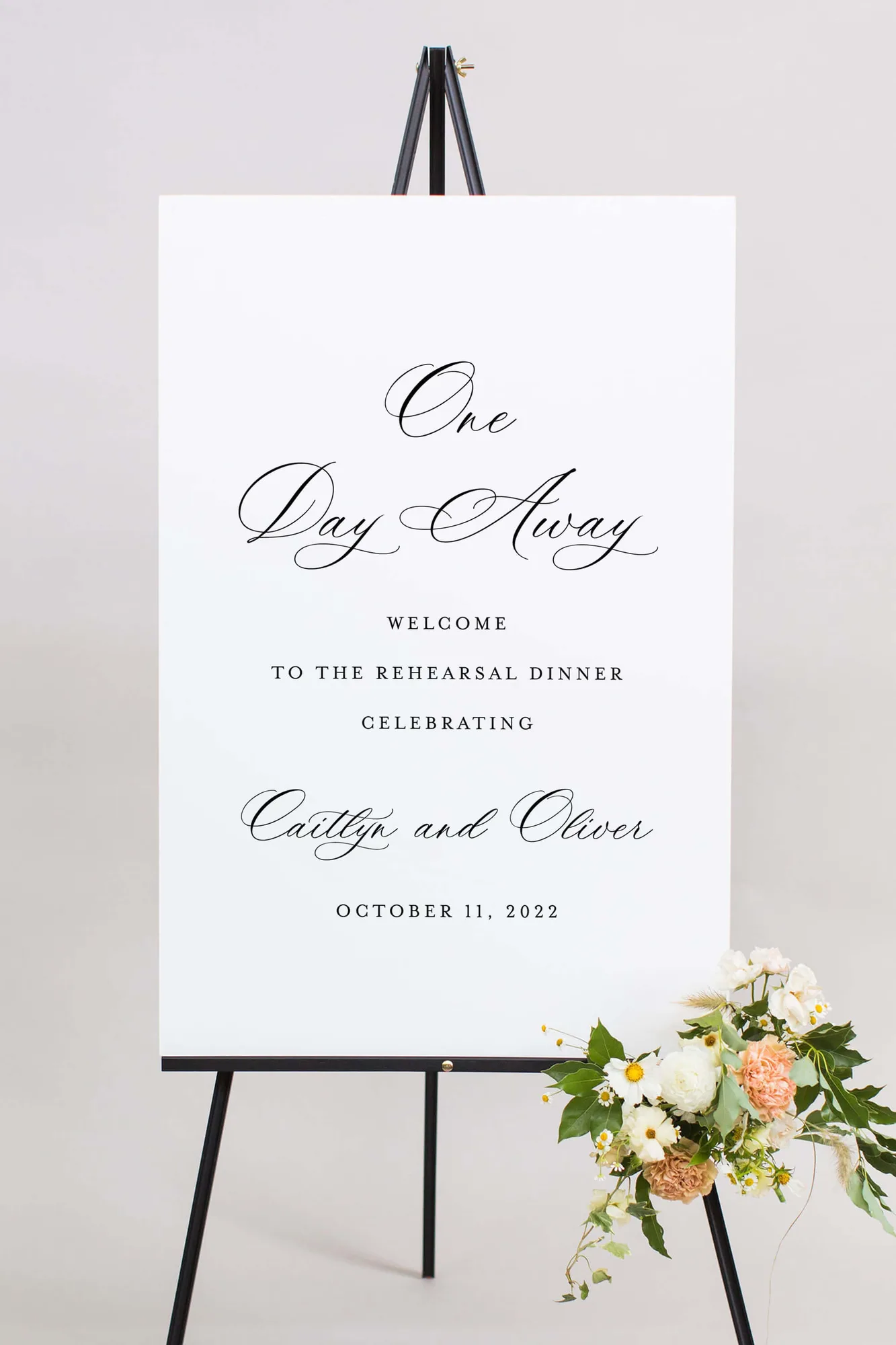 One Day Away Sign | The Caitlyn