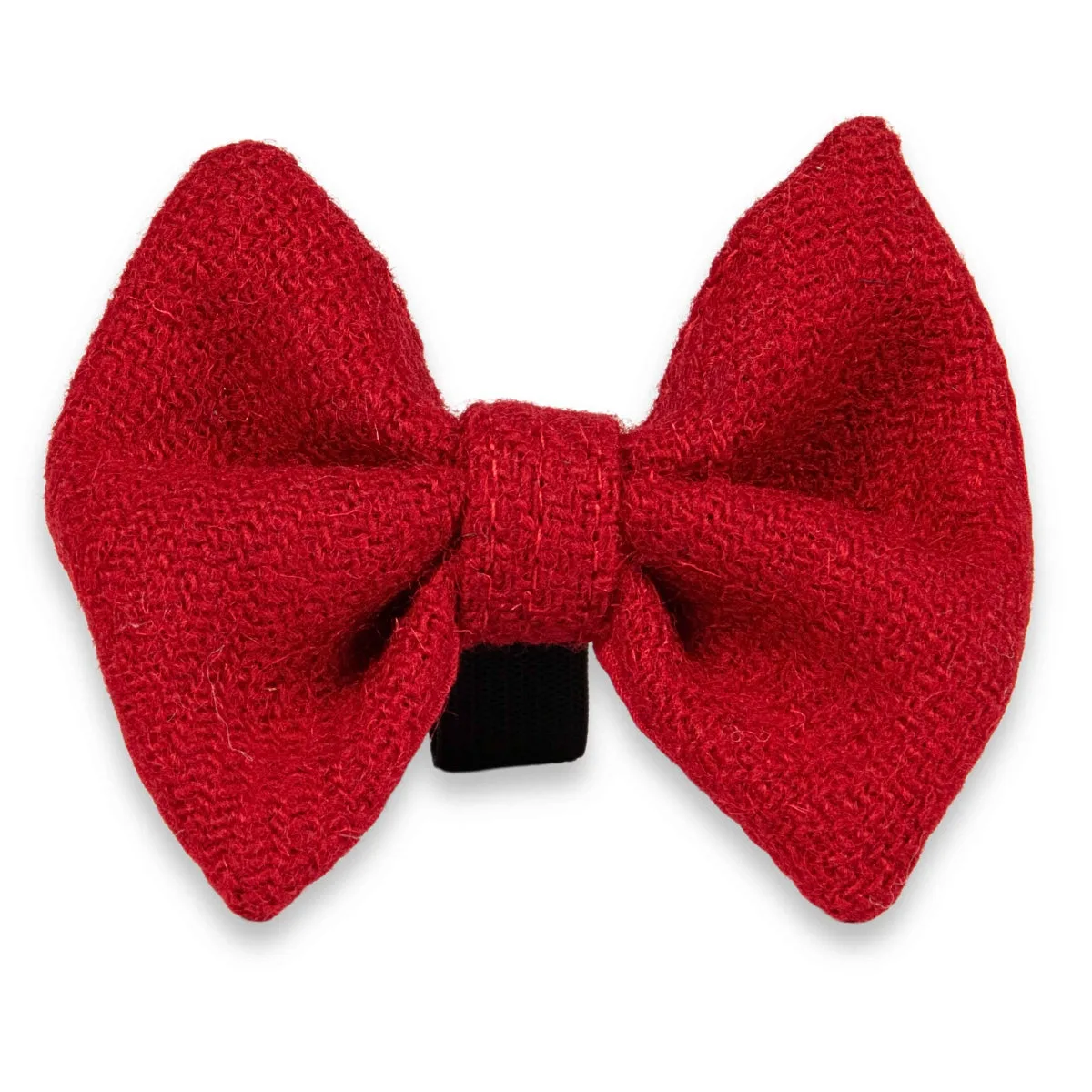 Simply Red Luxury Harris Tweed Dog Bow Tie