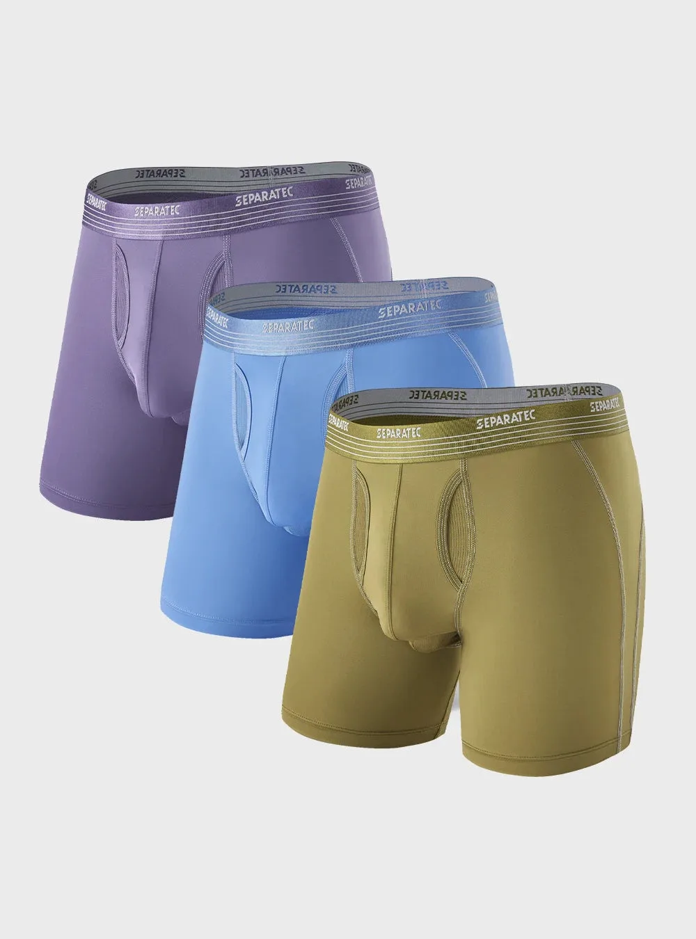 Boxers de sport en mesh respirant, séchage rapide, ouverture, lot de 3