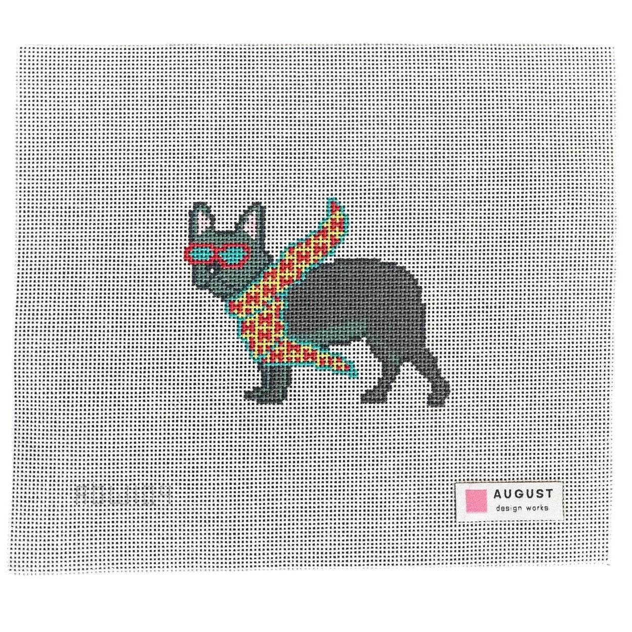Bougie French Bulldog - Needlepoint Canvas (Wholesale)