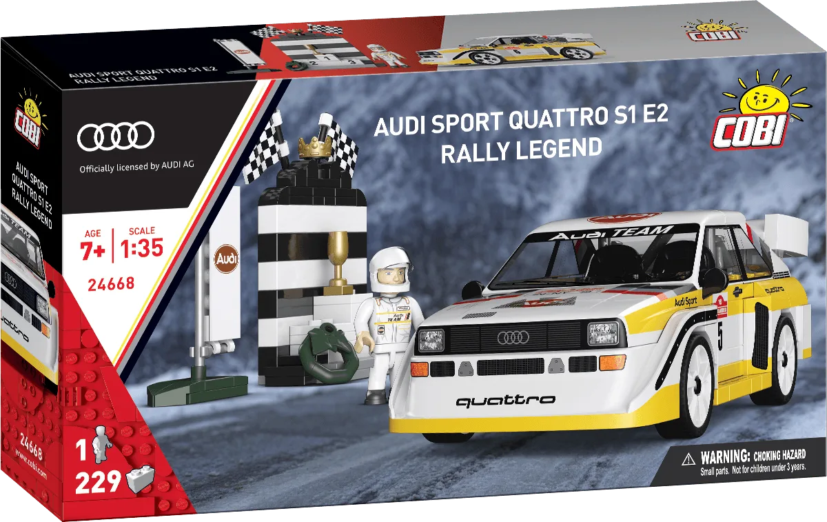 COBI Audi Sport Quattro S1 E2: dicas de montagem e exposição