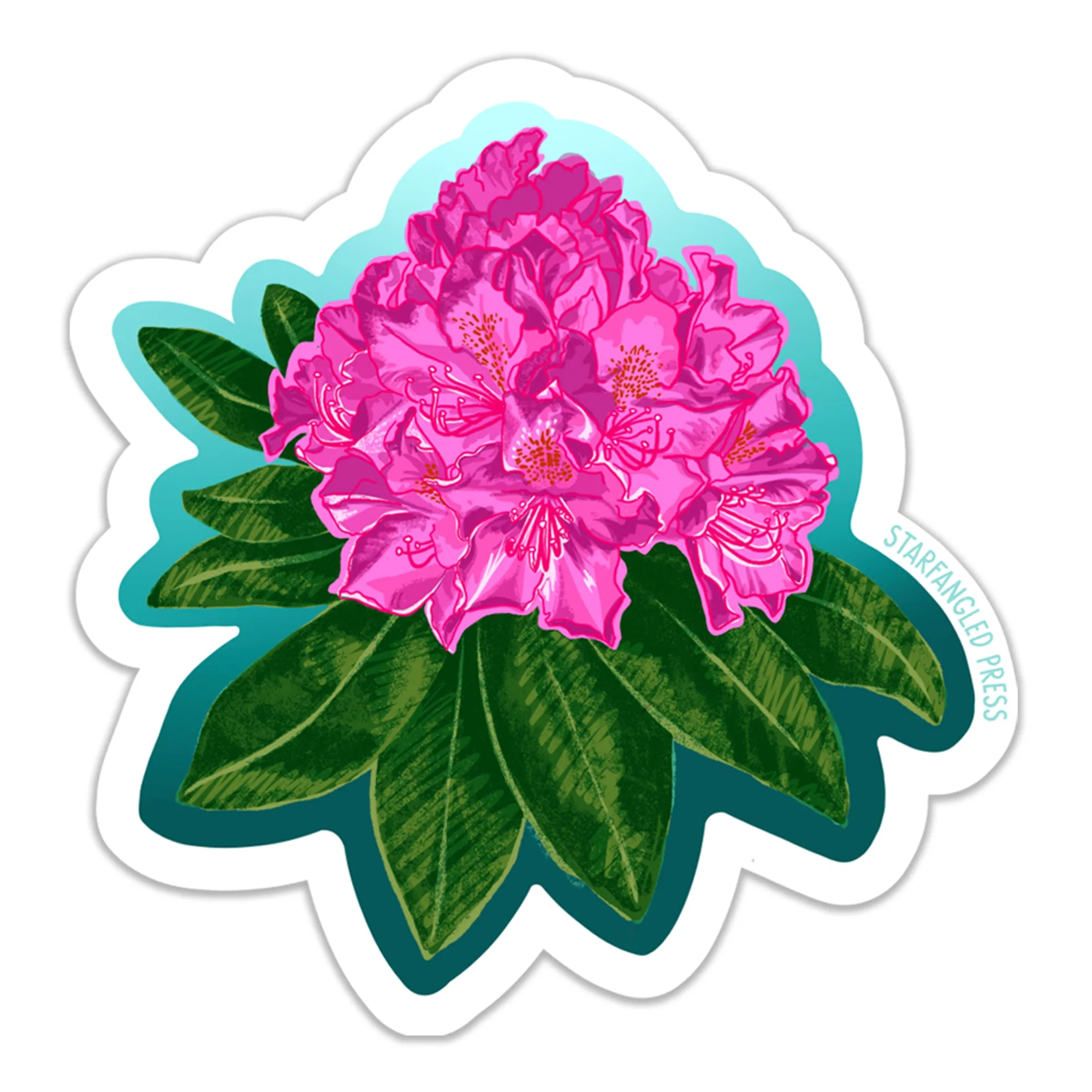 Autocollant rhododendron