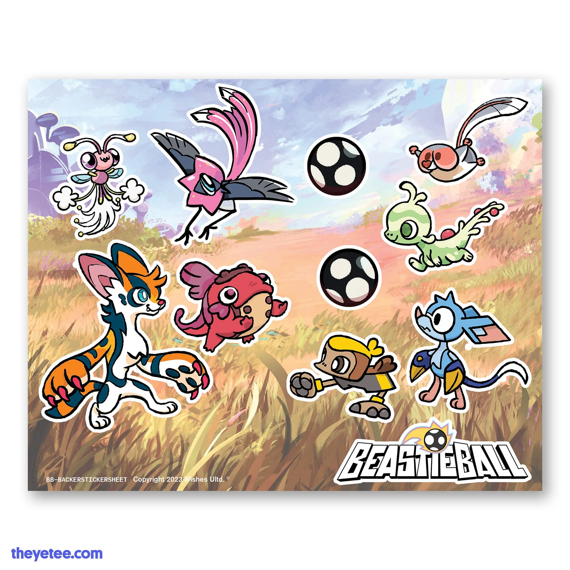What to Do with a Beastieball Sticker Sheet