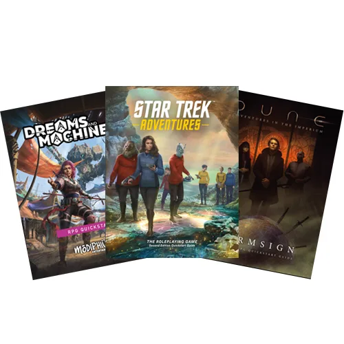 Inicios rápidos de rol de mesa: Dune, Star Trek y Dreams and Machines
