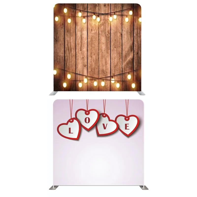 Fairy Light Backdrop Setup for Wedding Photo Booths