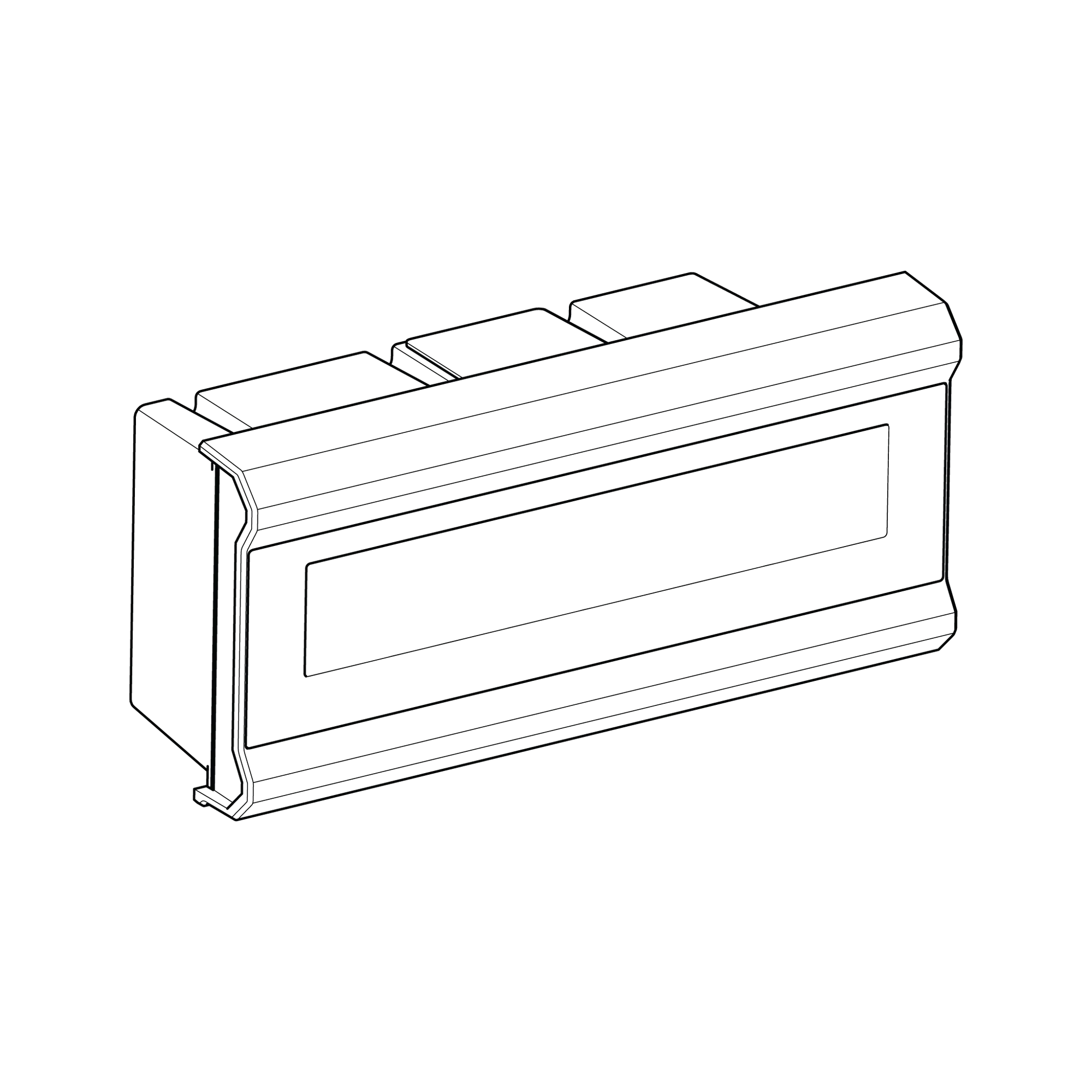 จอแสดงเทอร์โมมิเตอร์ Dock สำหรับ Dome Gen 2 Series