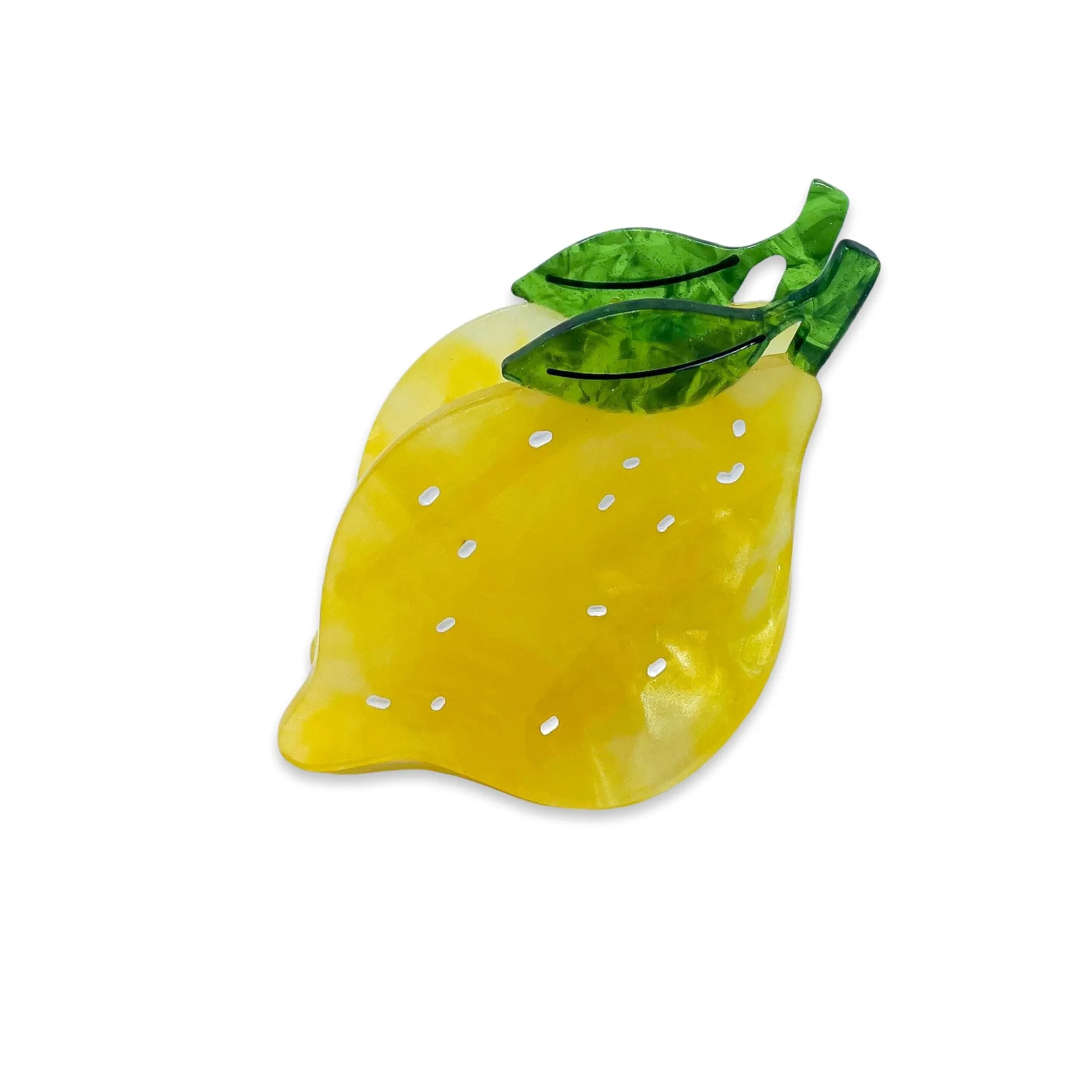 Pince à cheveux moyenne citron