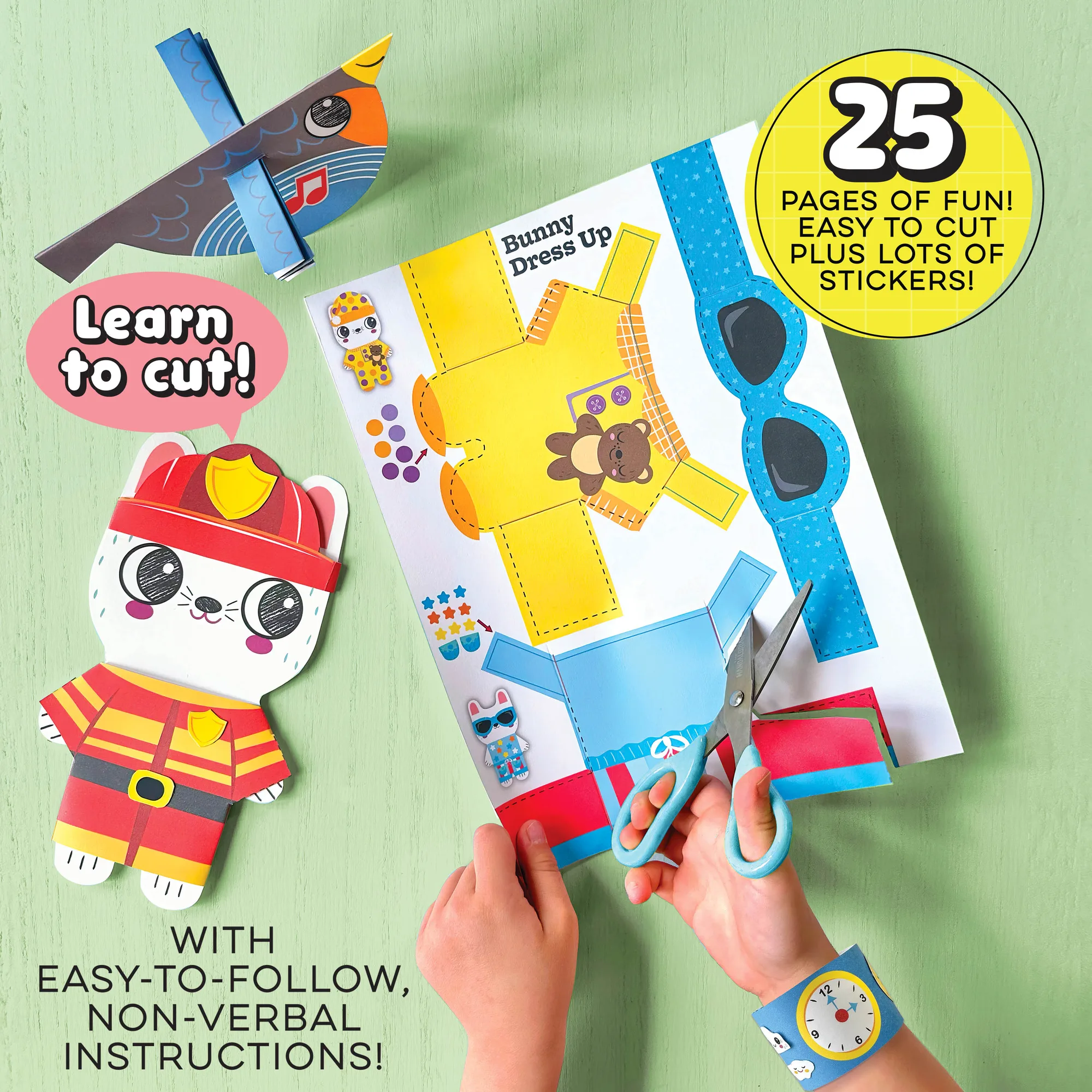 Contenuto del kit iHeartArt JR Art on the Go Cut & Create