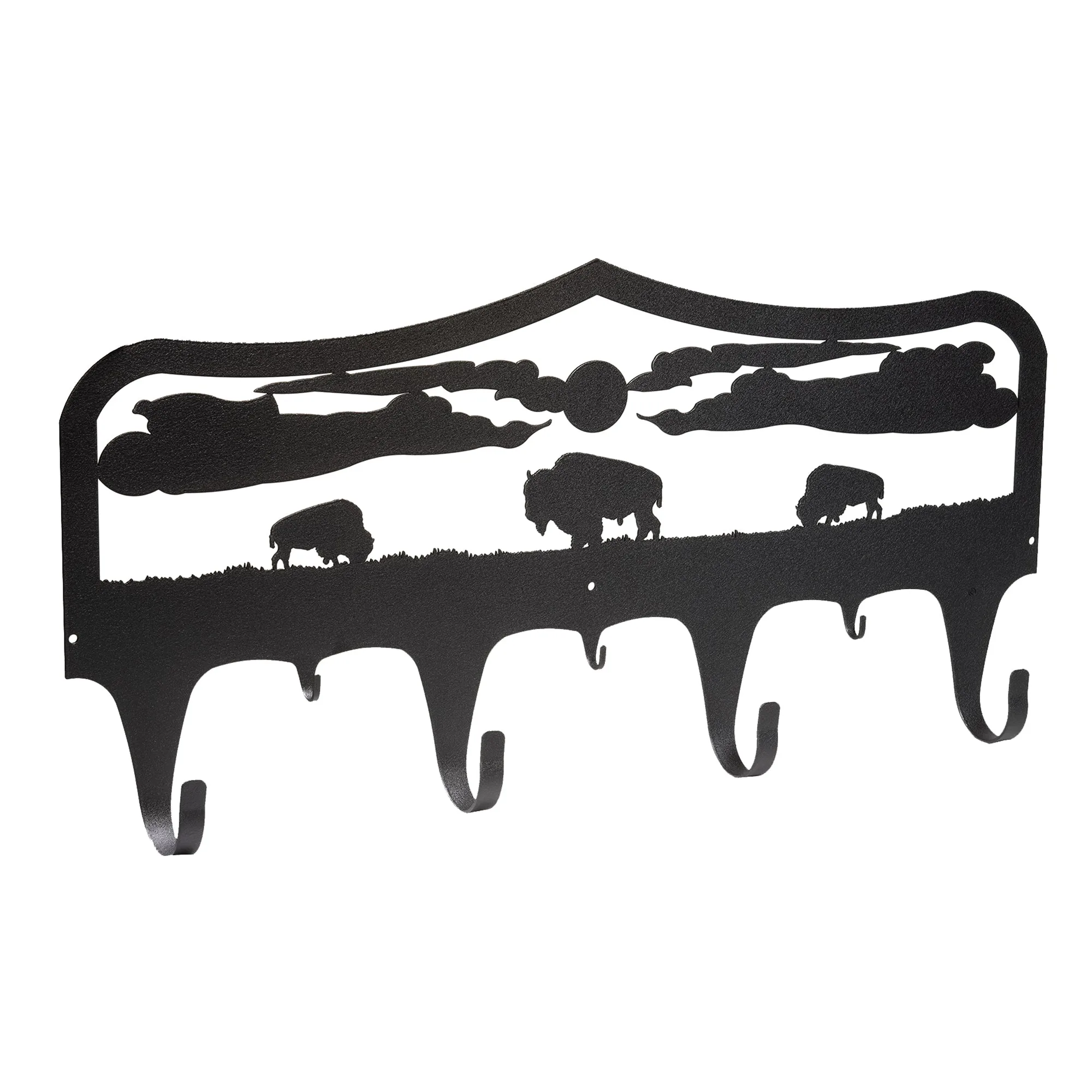 Buffalo Bison Coat Hook: Organize with Western Flair