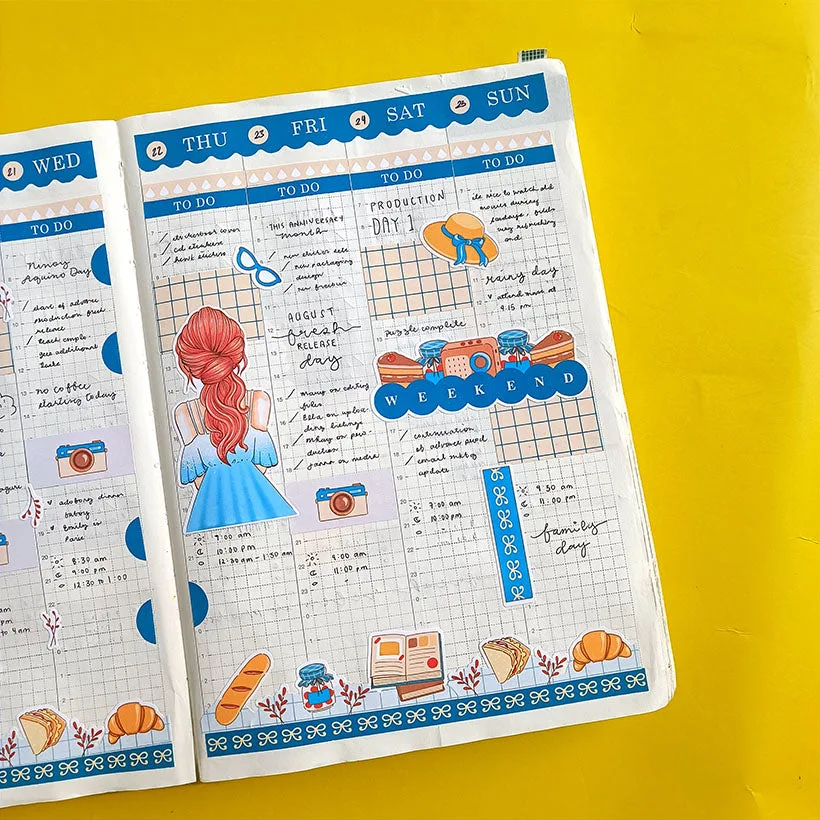 Picknick | Krönender Glanz | Hobonichi Cousin Wochen-Kit - hcwk092