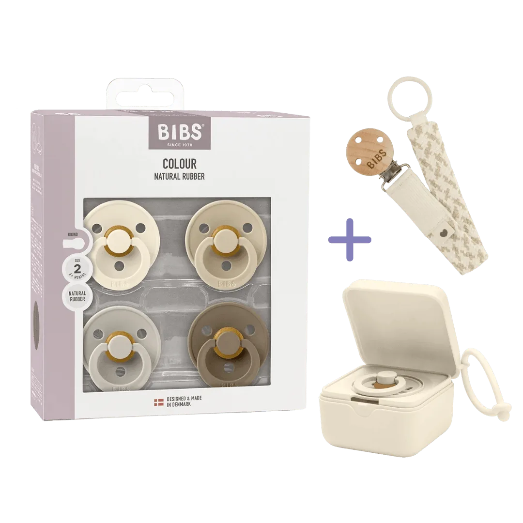 Colour Pacifier Bundle - Ivory Mix