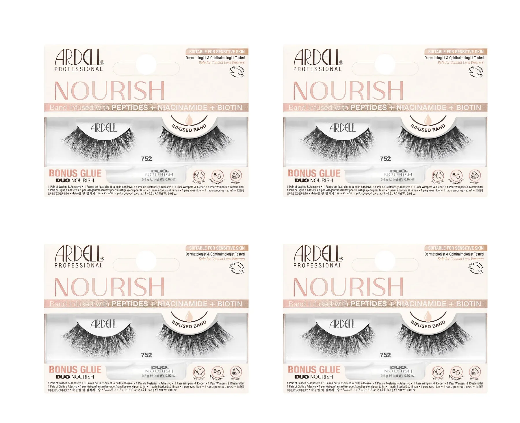 Nourish Lashes 752 vs 753: Which 4-Pack Is More Natural?