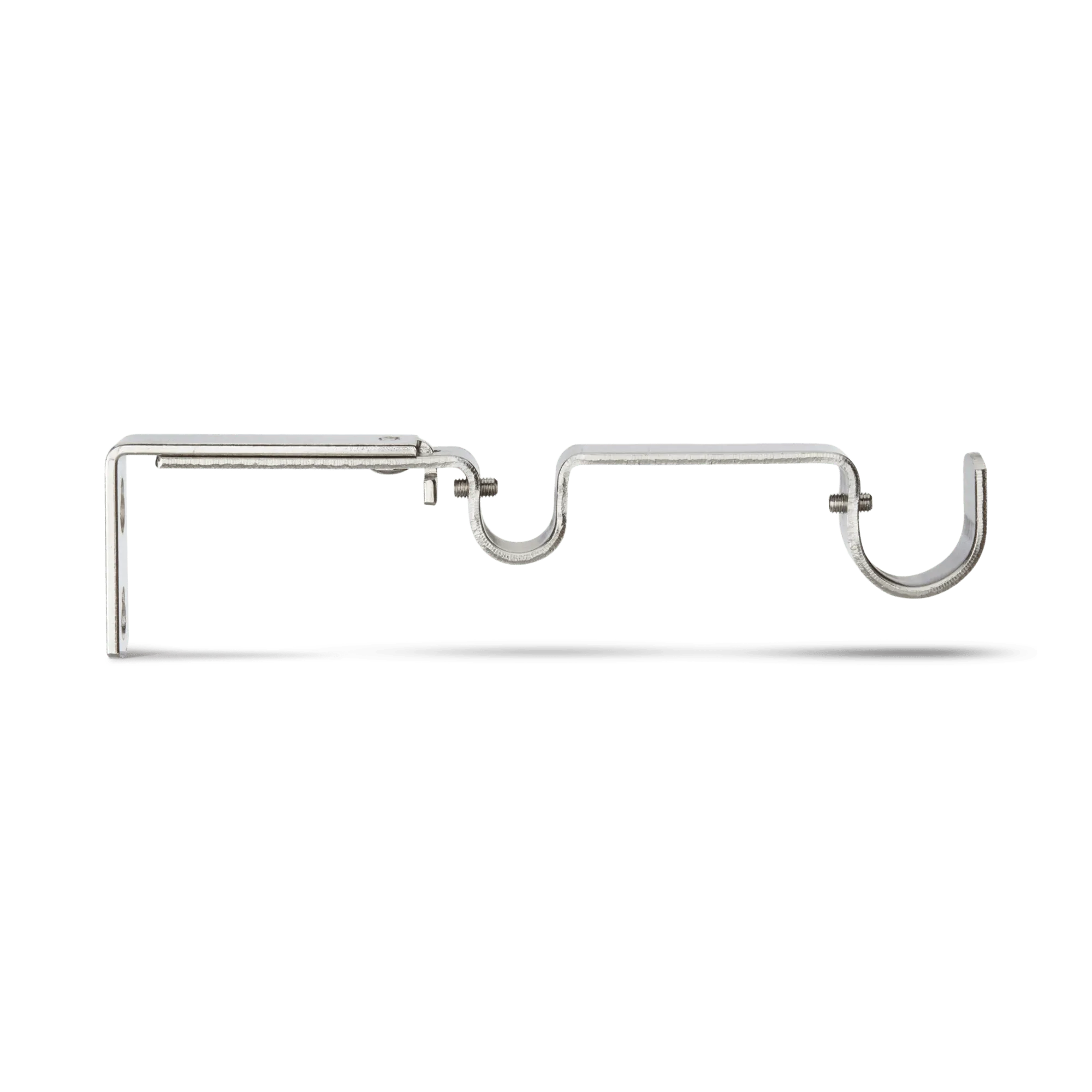 Brushed Nickel Double Brackets