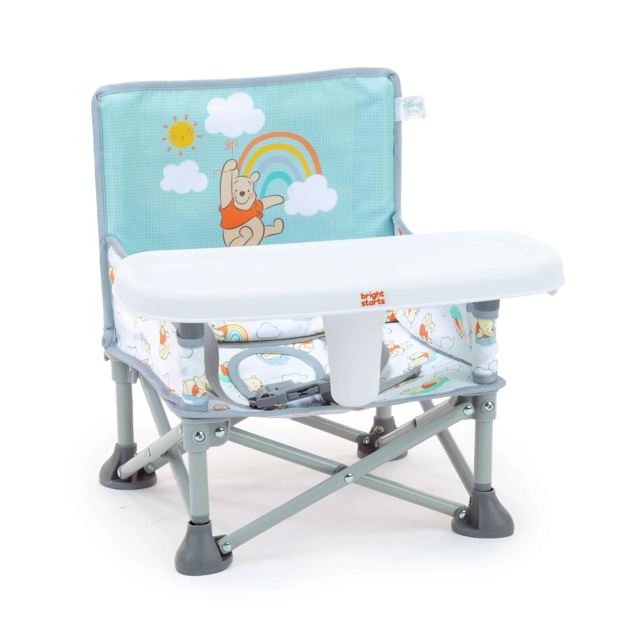 Bright Starts Disney Baby Pop 'N Sit Přenosná dětská sedačka, Medvídek Pú